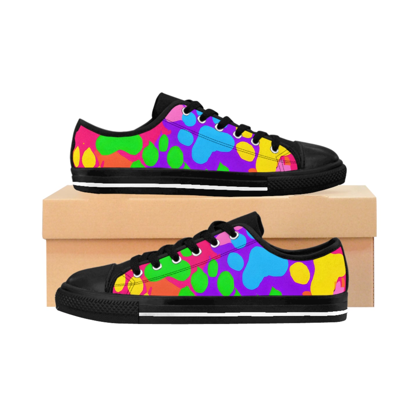 Maxime Chaussure - Paw Print - Low-Top