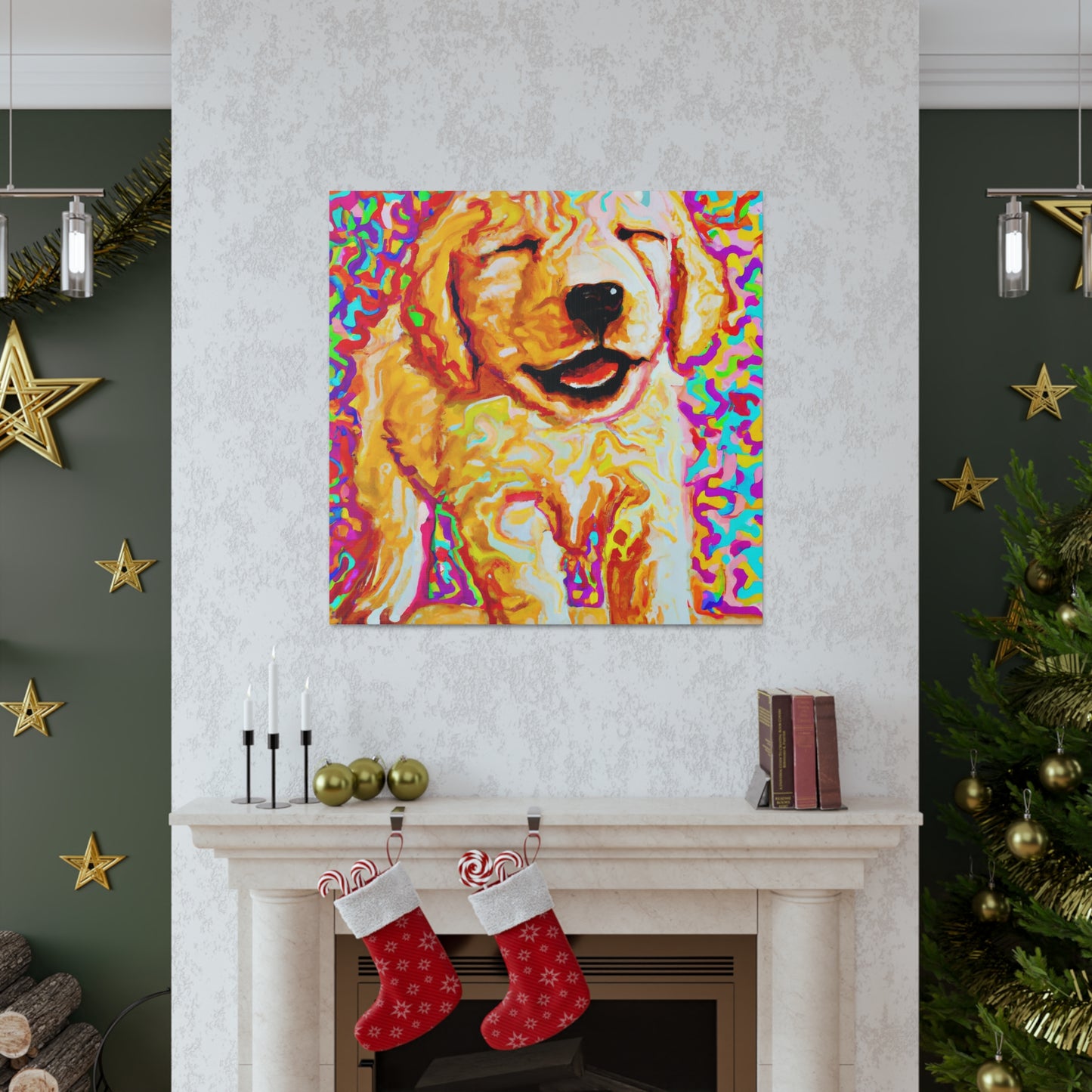 Prince Abilio de Iadesi. - Golden Retriever Puppy - Canvas