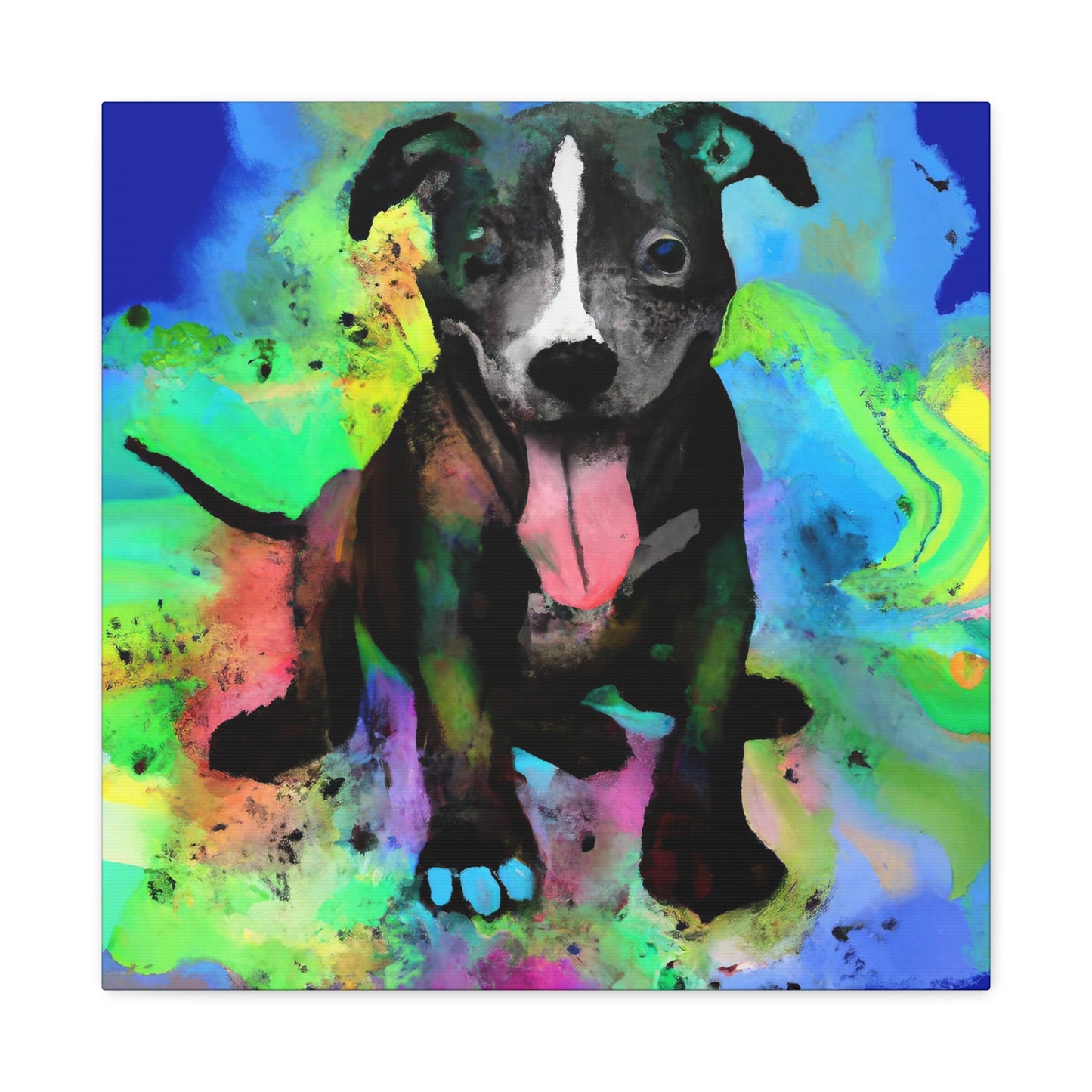 Isamon Emperius - Pitbull Puppy - Canvas