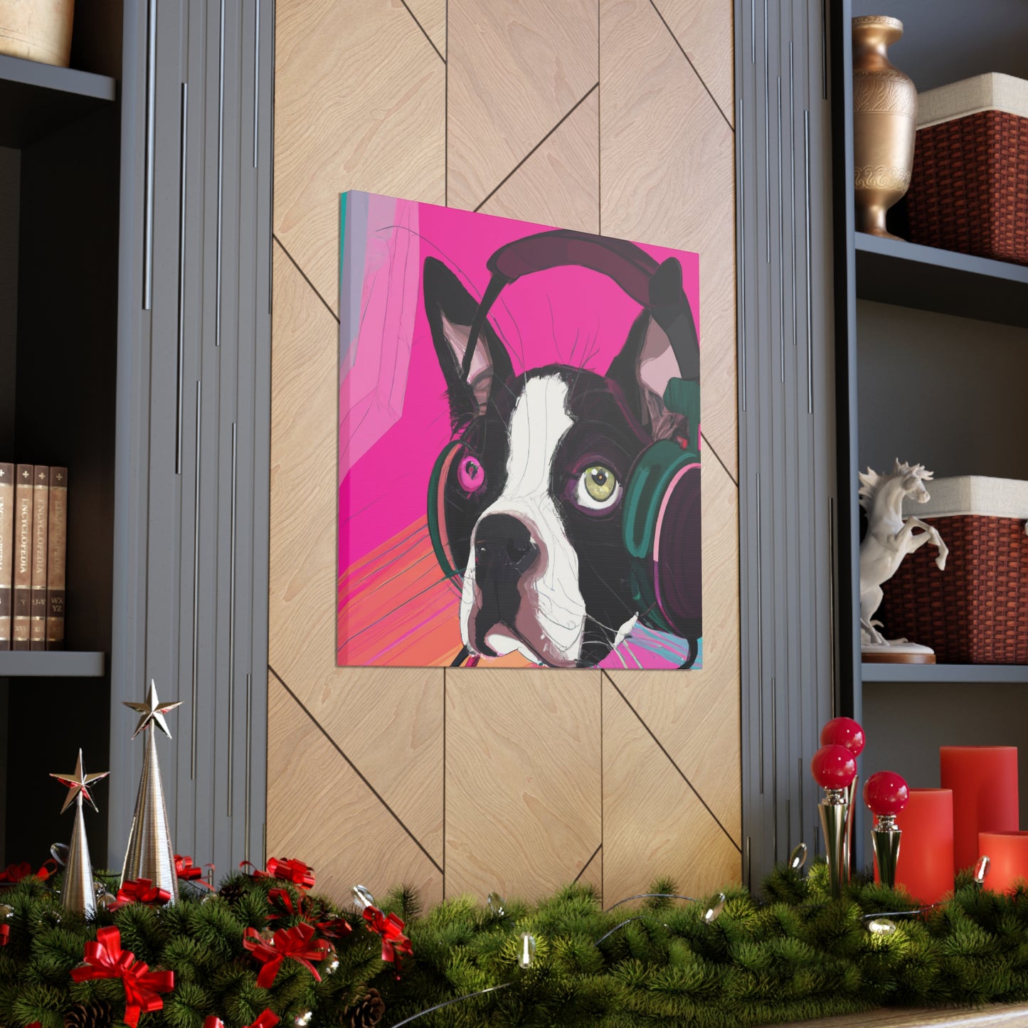 Countess Abigail Amethyst Parmelee of Boston. - Boston Terrier - Canvas