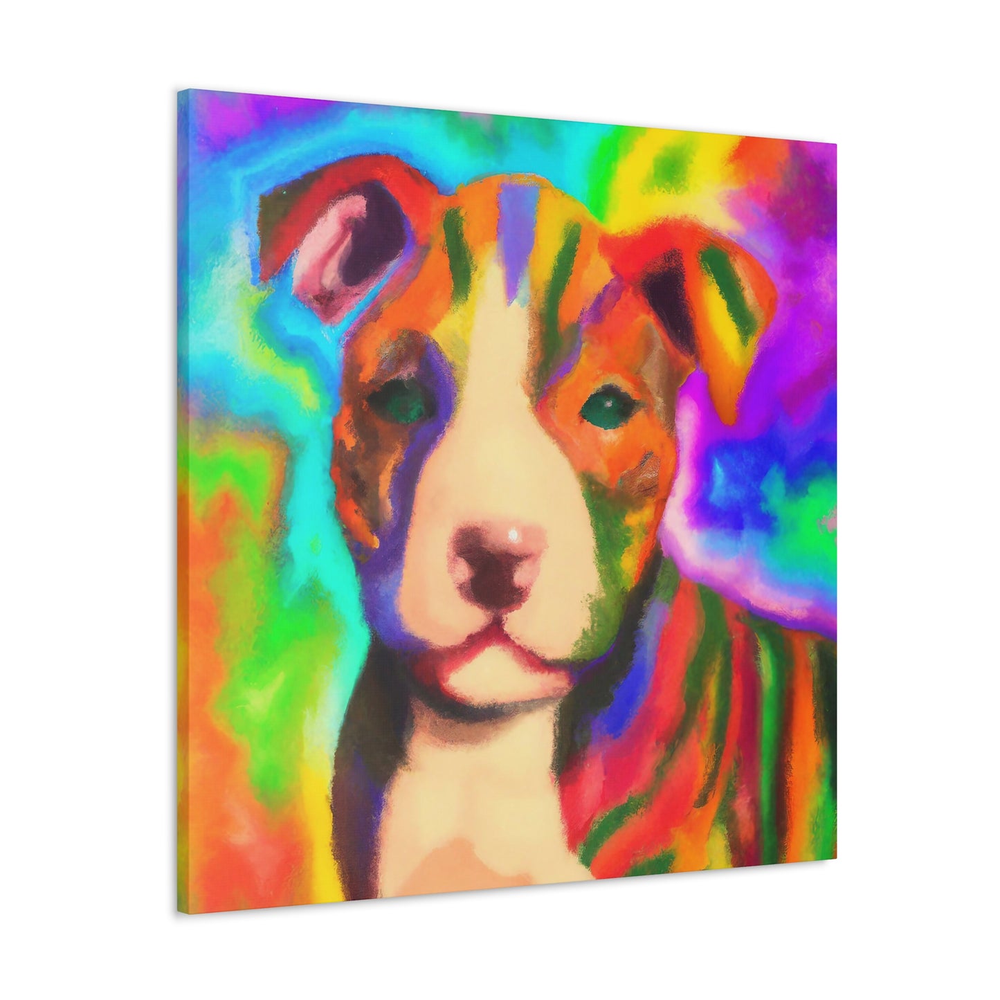 Countess Aurora Delacroix - Pitbull Puppy - Canvas