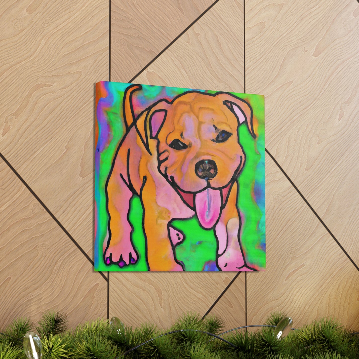 Aristonte Royaltye - Pitbull Puppy - Canvas