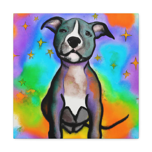 Teobaldo Barbarossa - Pitbull Puppy - Canvas