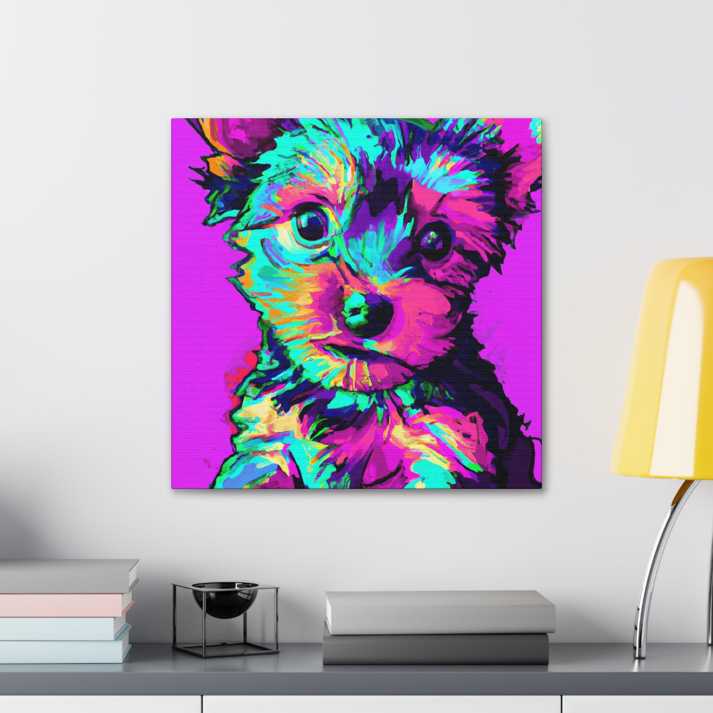 Eutivicious Vinteros - Yorkie Puppy - Canvas