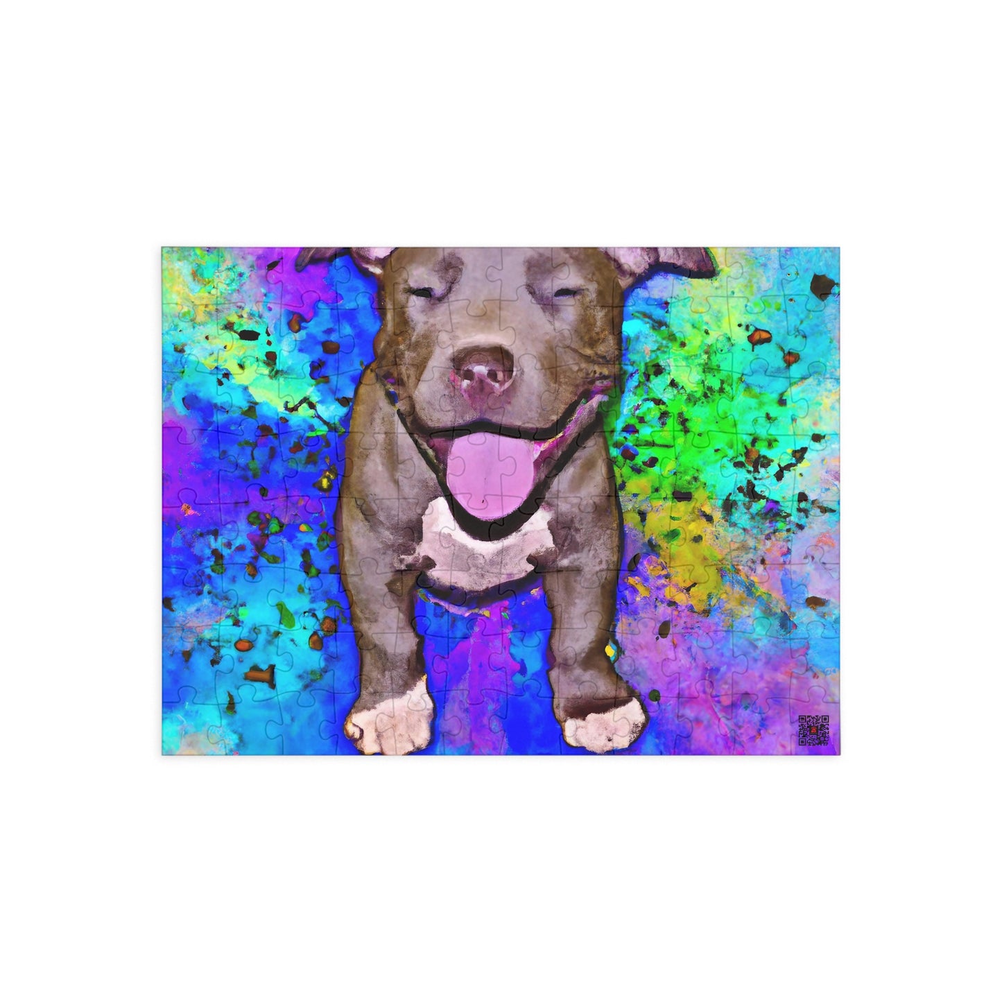 Emperor Kenshi the II - Pitbull Puppy - Puzzle