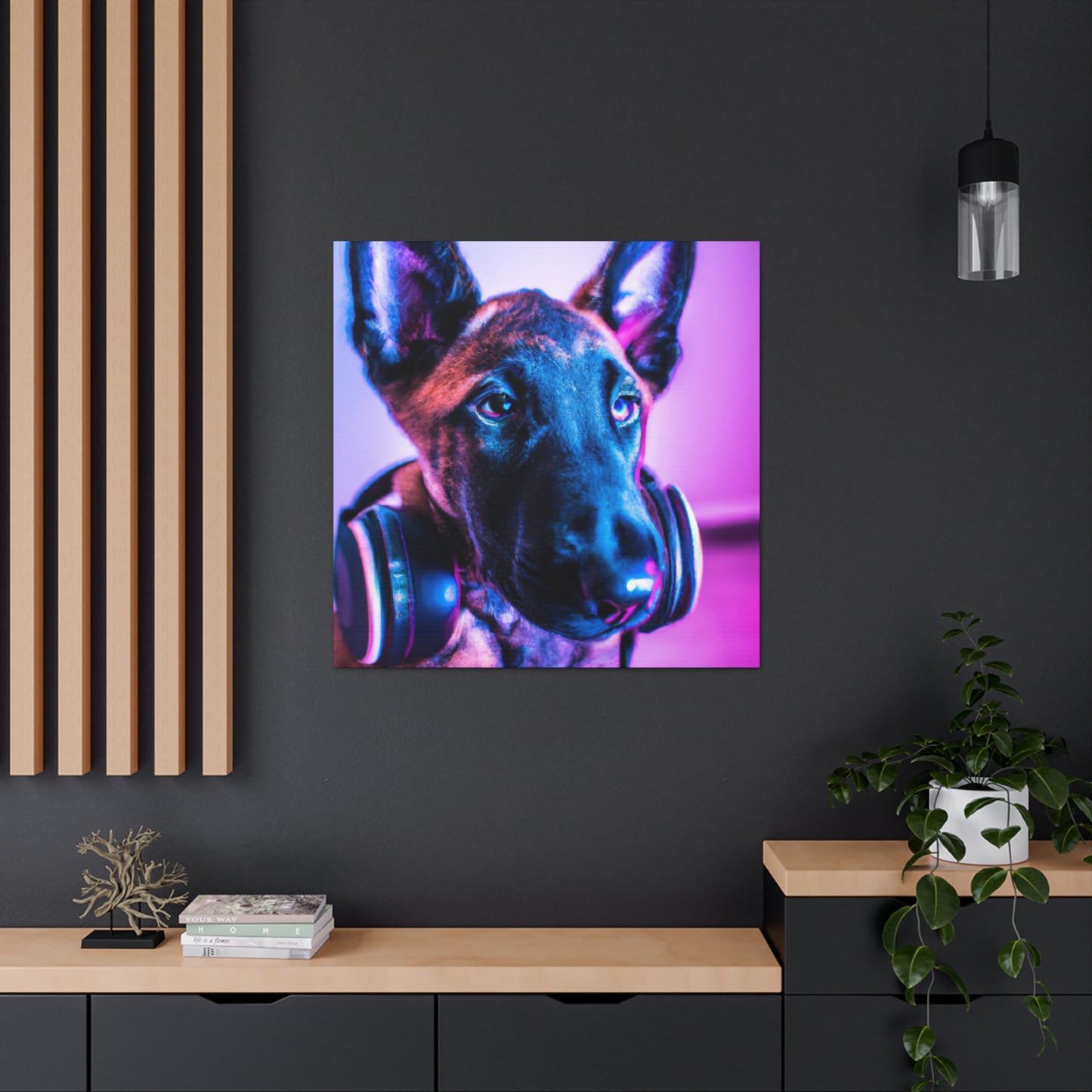 Konstantyne deBrynn, Master of Flemish Realism - Belgian Malinois - Canvas