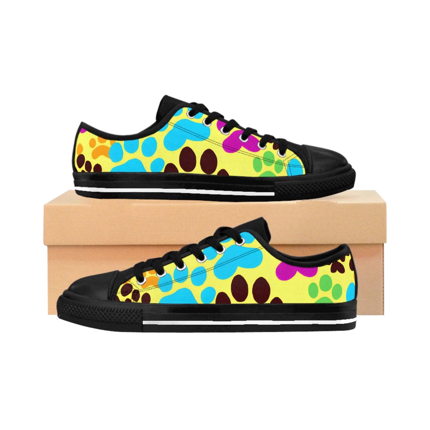 Josette Chaussure - Paw Print - Low-Top