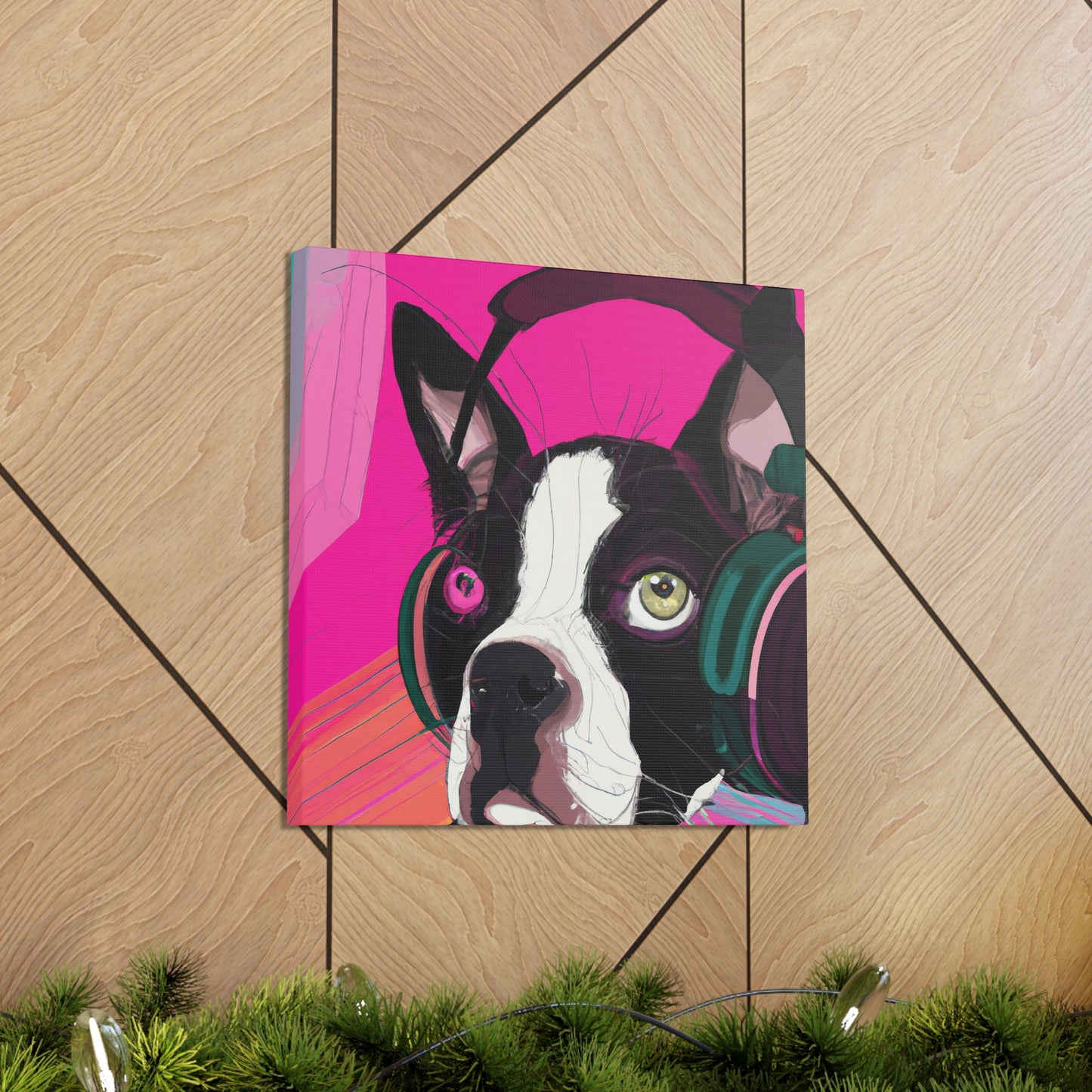 Countess Abigail Amethyst Parmelee of Boston. - Boston Terrier - Canvas