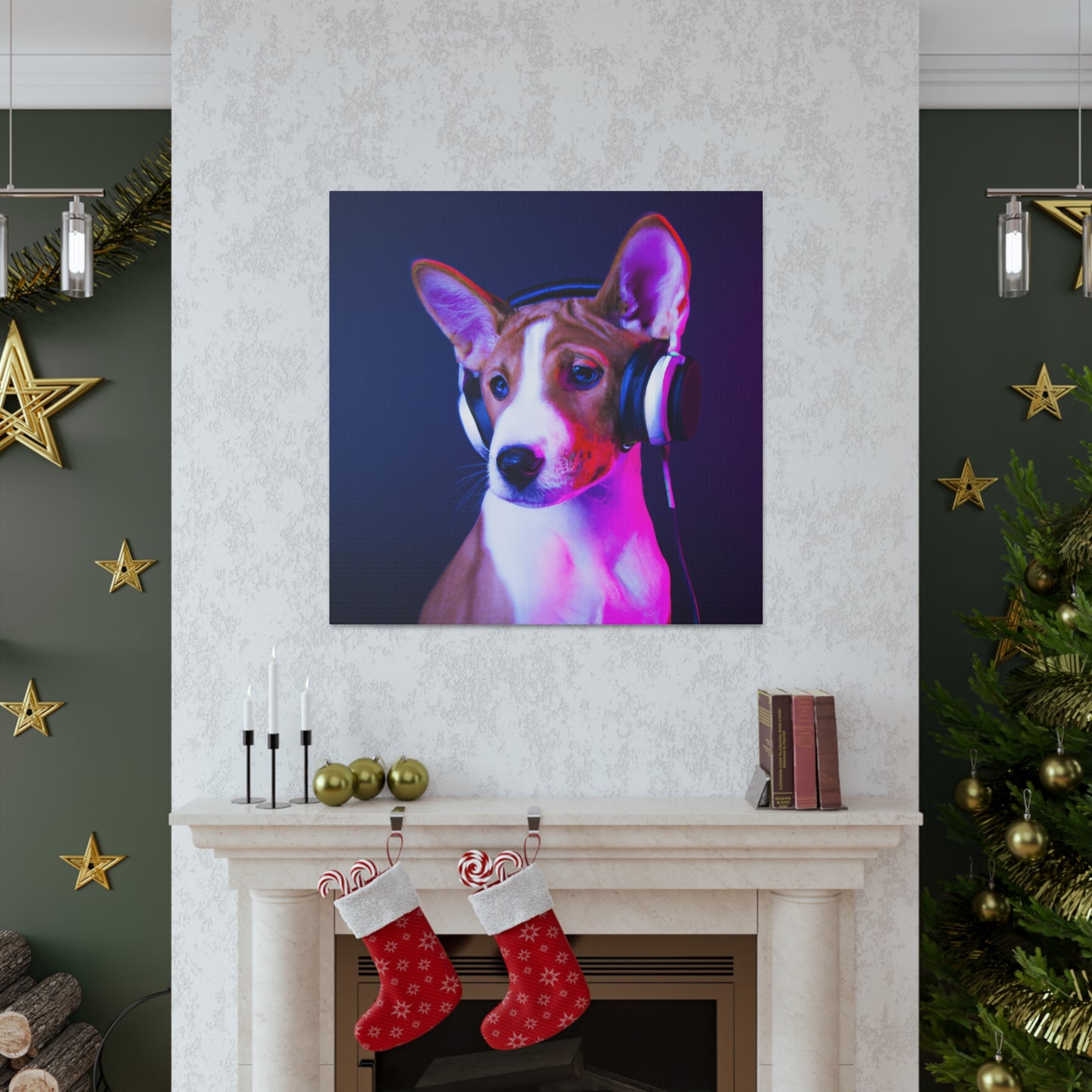 Dalia Ching-Nur - Basenji - Canvas