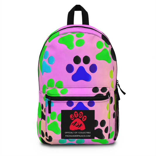 Sauline de France - Paw Print - Backpack