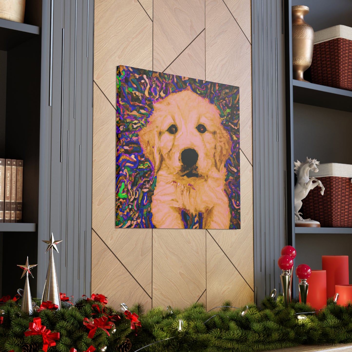 Countess Eleonore Magnificento - Golden Retriever Puppy - Canvas