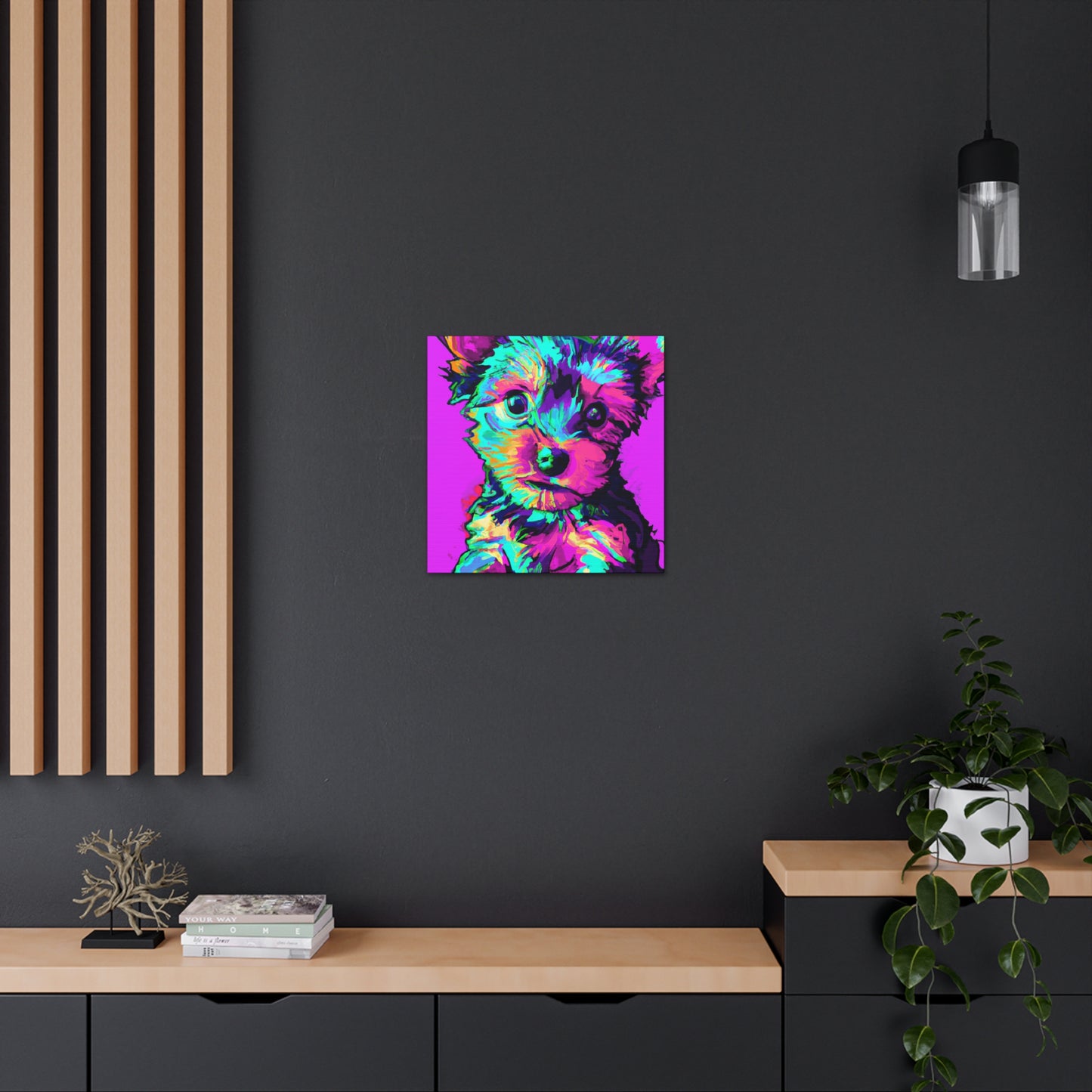 Eutivicious Vinteros - Yorkie Puppy - Canvas