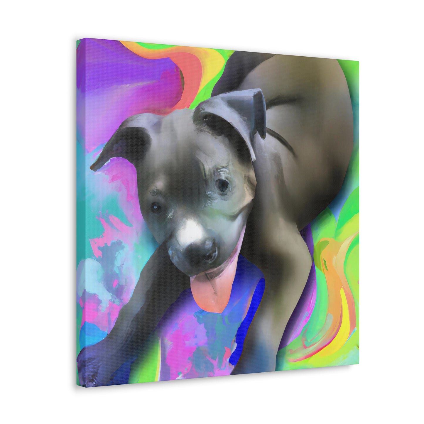 Baroness Amalthea Valancephon - Pitbull Puppy - Canvas