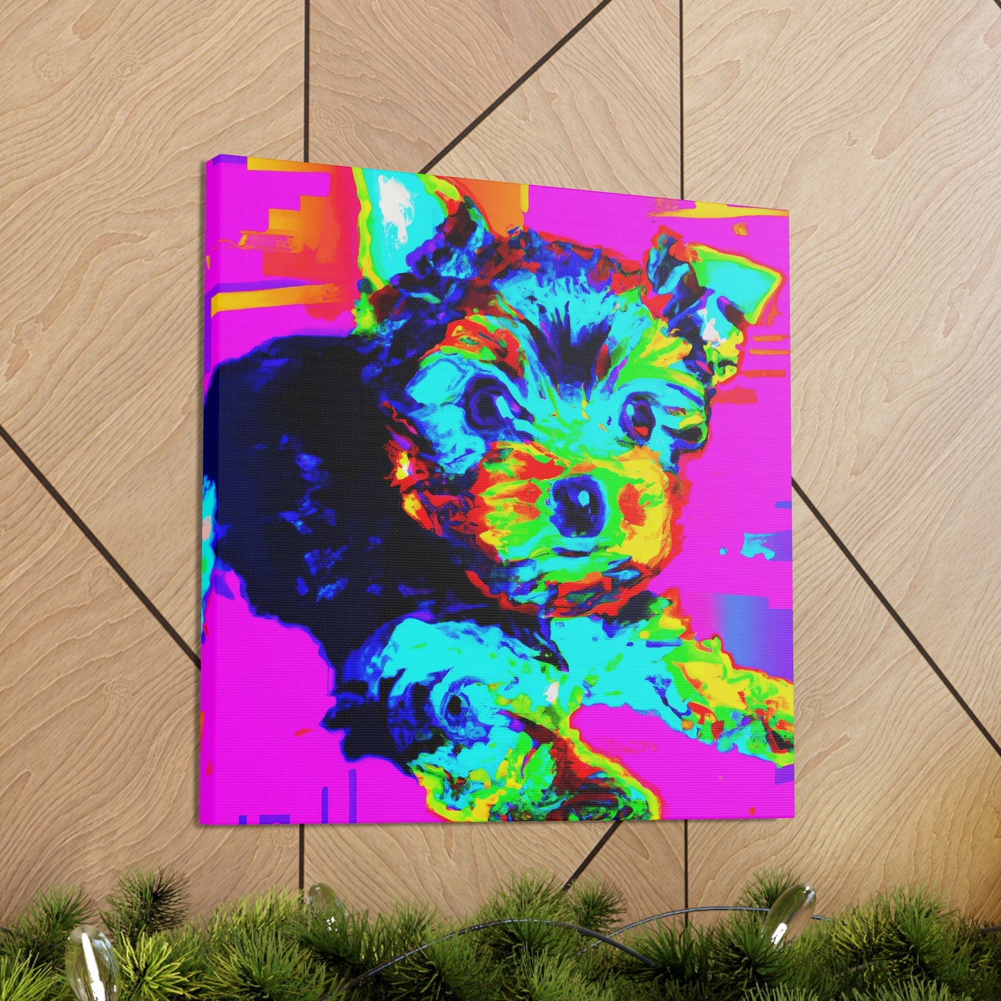 Kingston Dionita I - Yorkie Puppy - Canvas