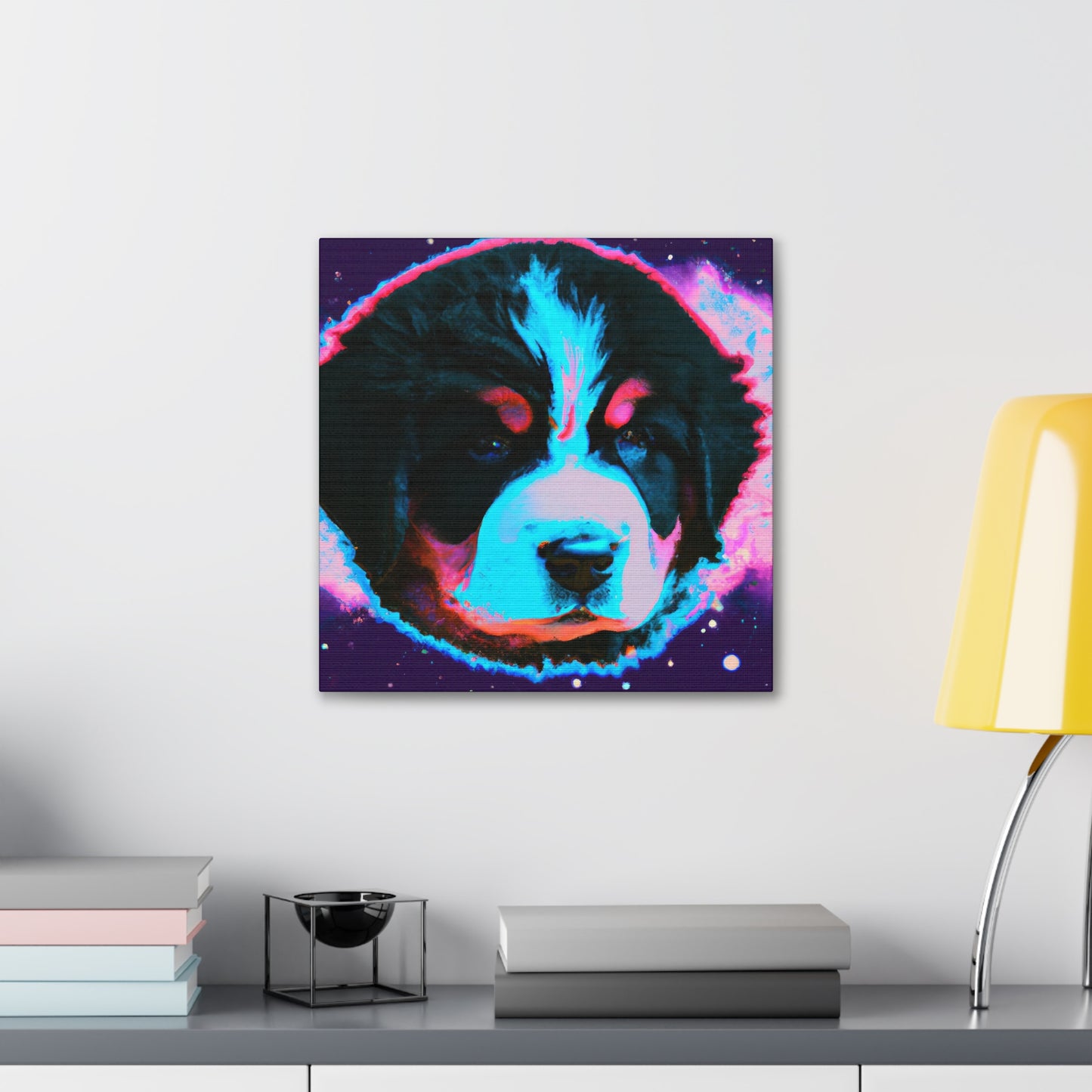 Crowned Princess Sofia of Zurich. - Bernese Mountain Dog - Canvas