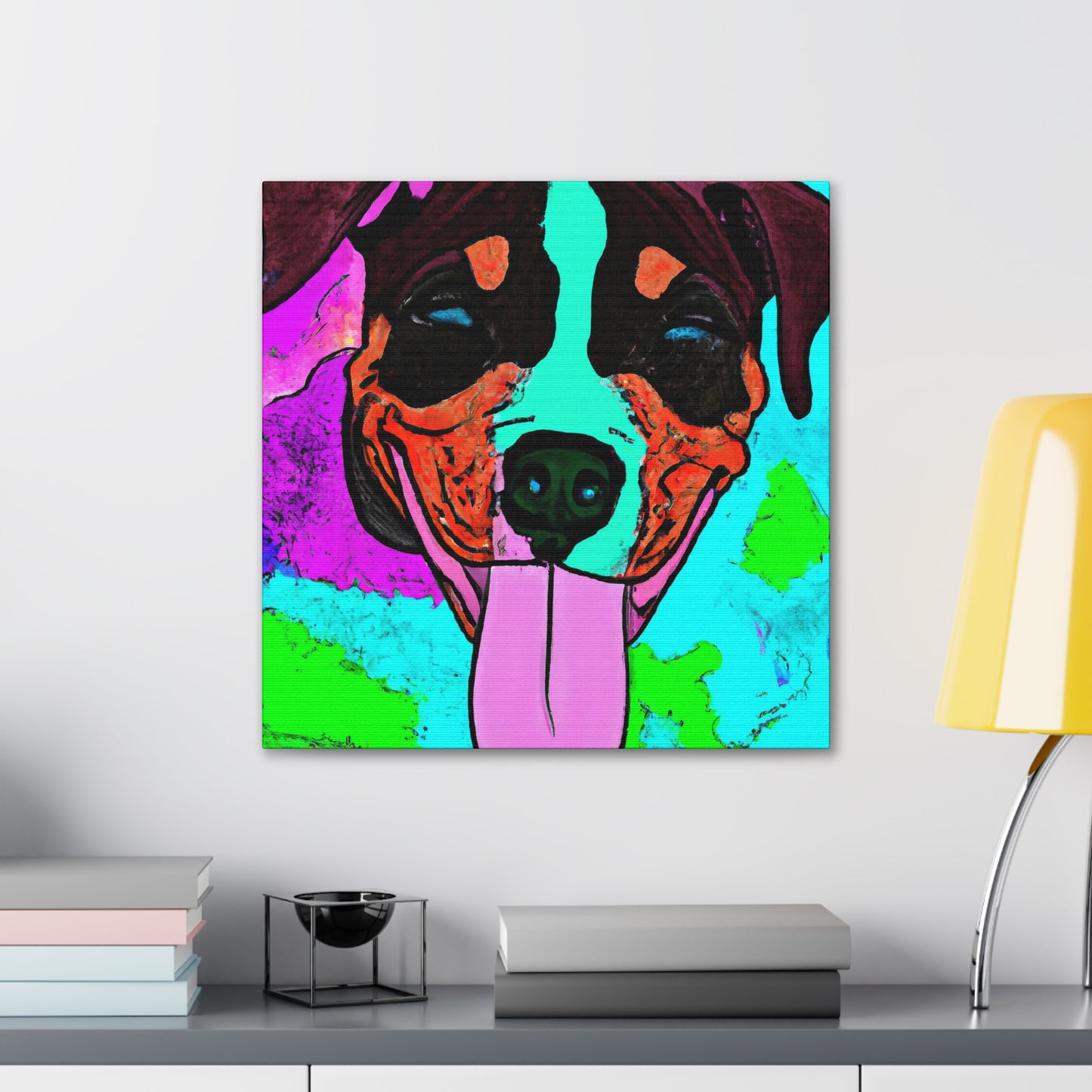 Gwendolyn de LaVallee - Pitbull Puppy - Canvas