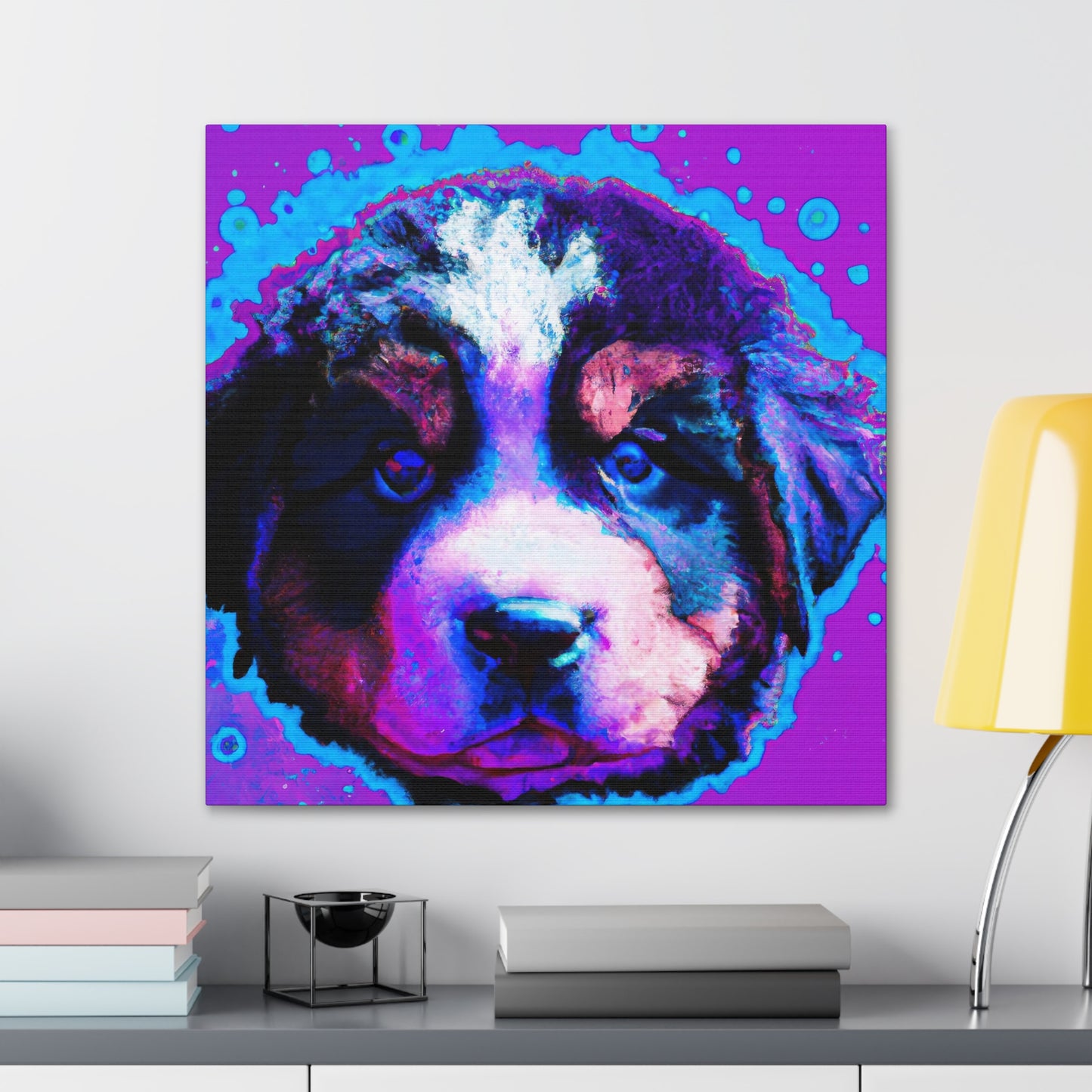 Queen Ellahanna of the Evercloaks - Bernese Mountain Dog - Canvas