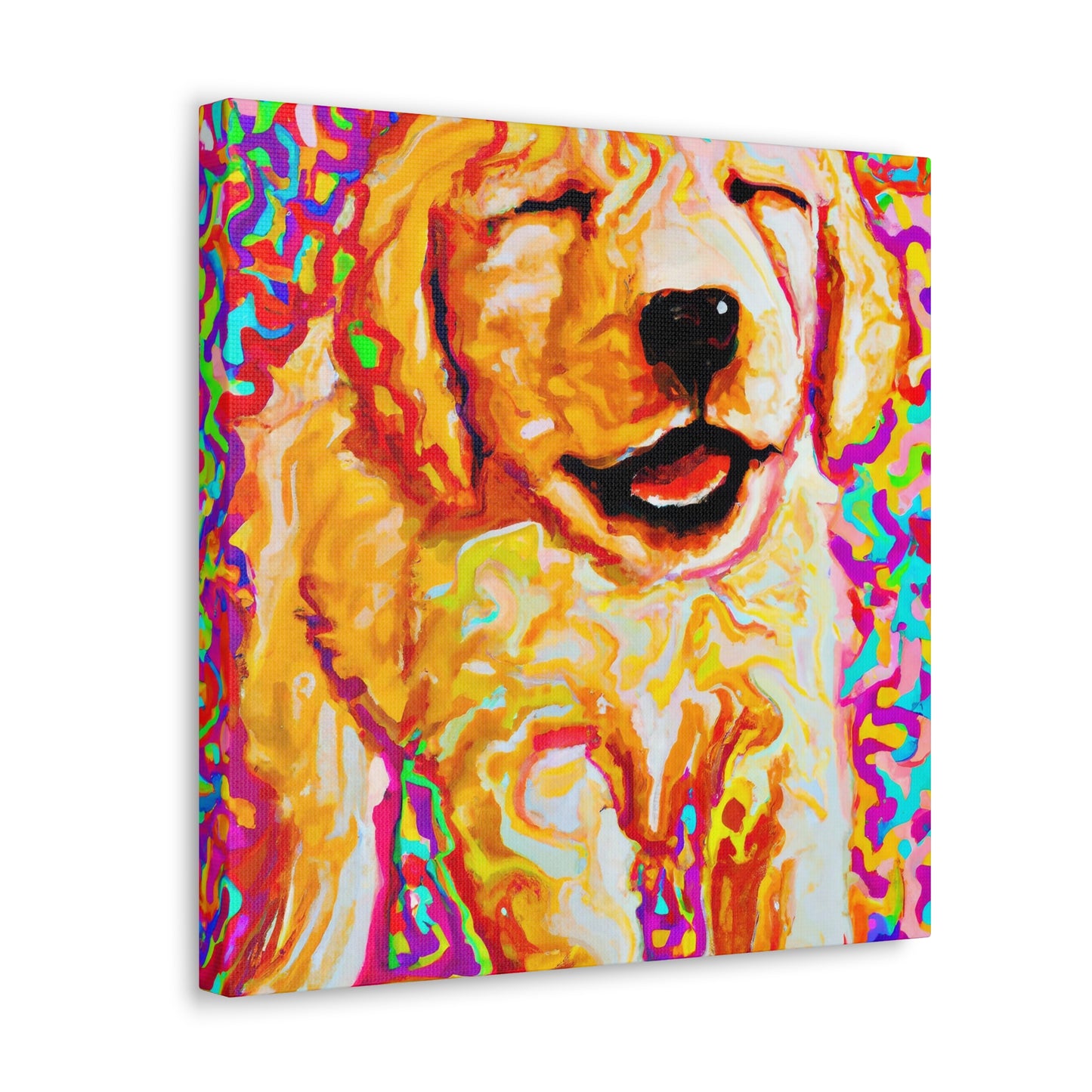 Prince Abilio de Iadesi. - Golden Retriever Puppy - Canvas