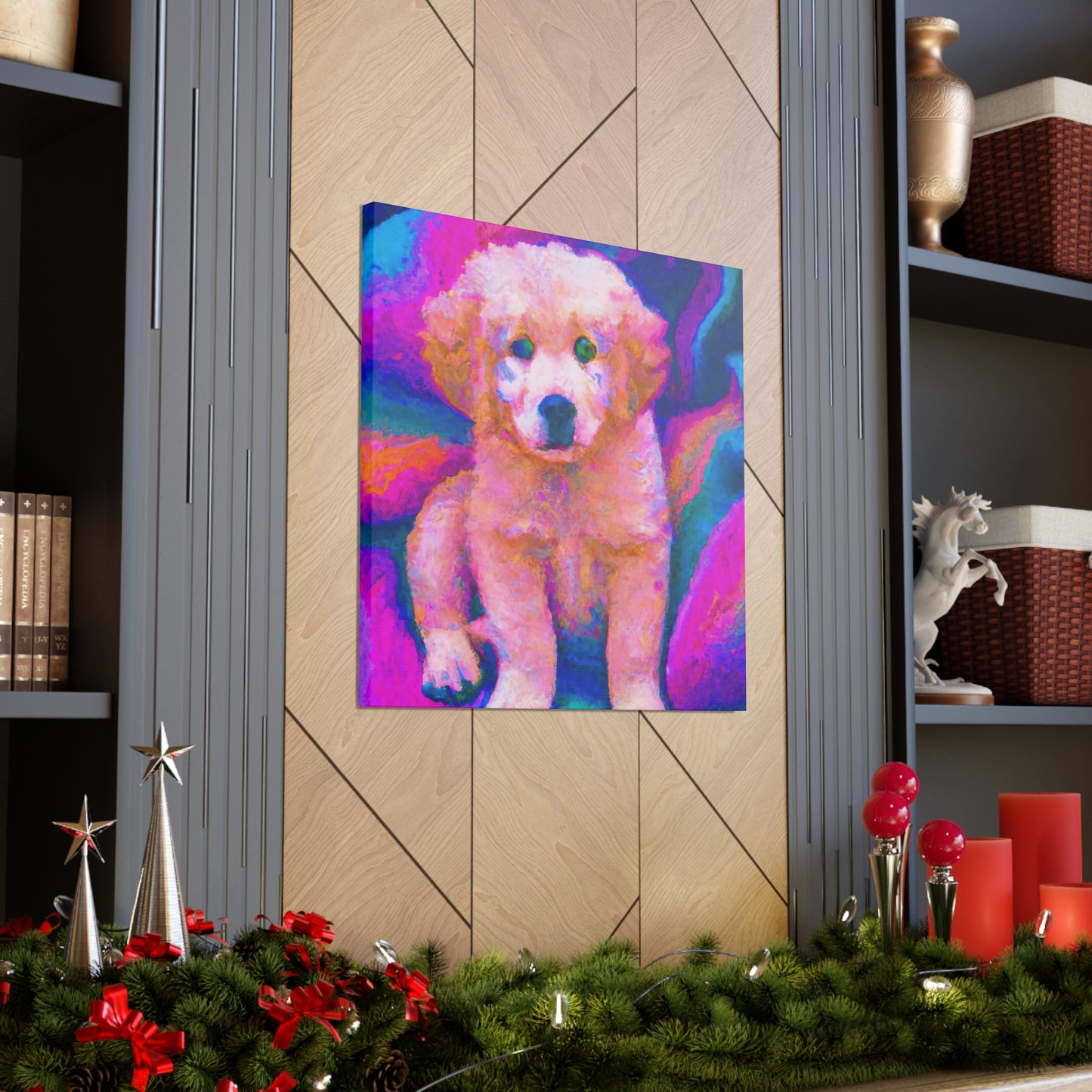 Lord Ranulf Avartyr - Golden Retriever Puppy - Canvas