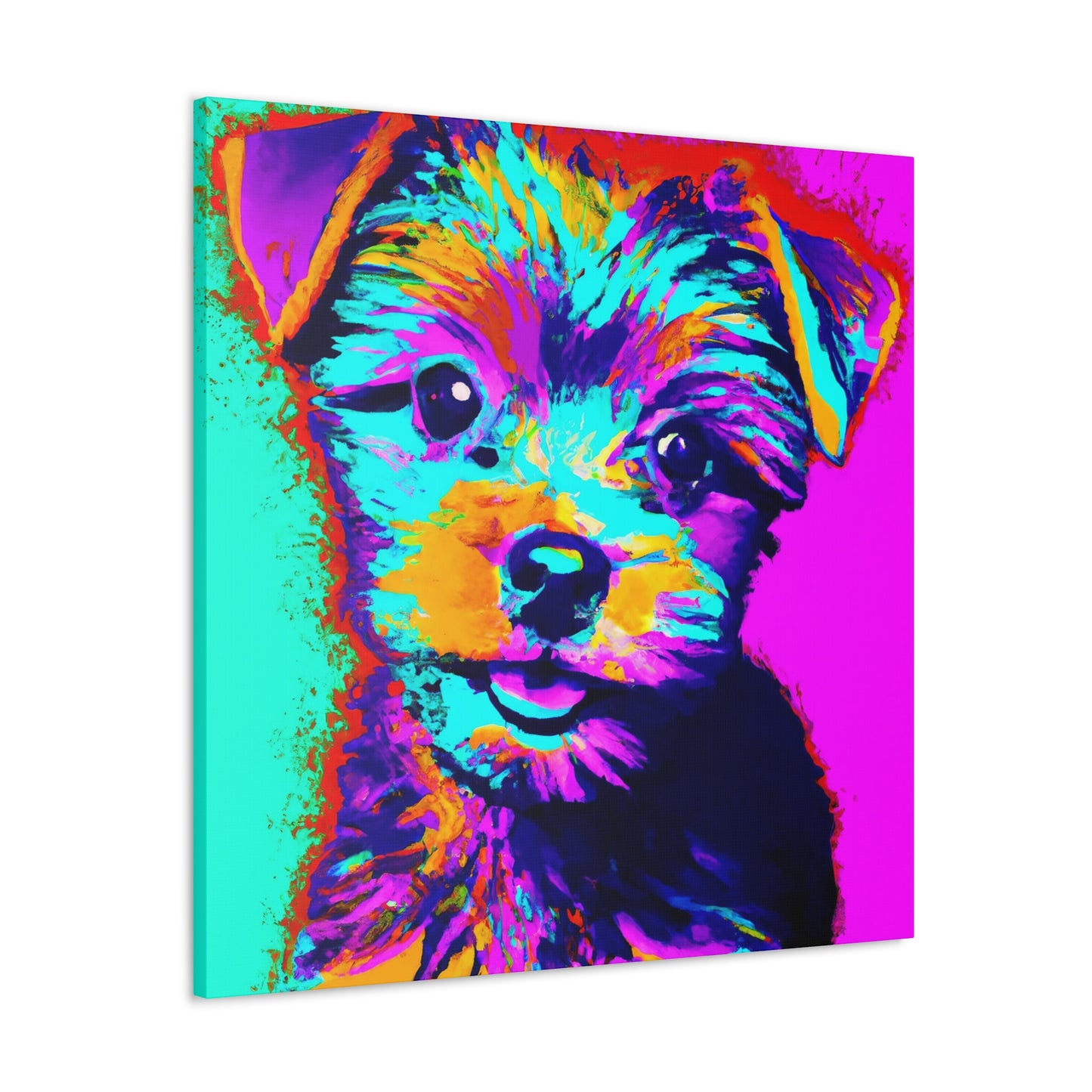 Afton Wilhemina de Winshire - Yorkie Puppy - Canvas