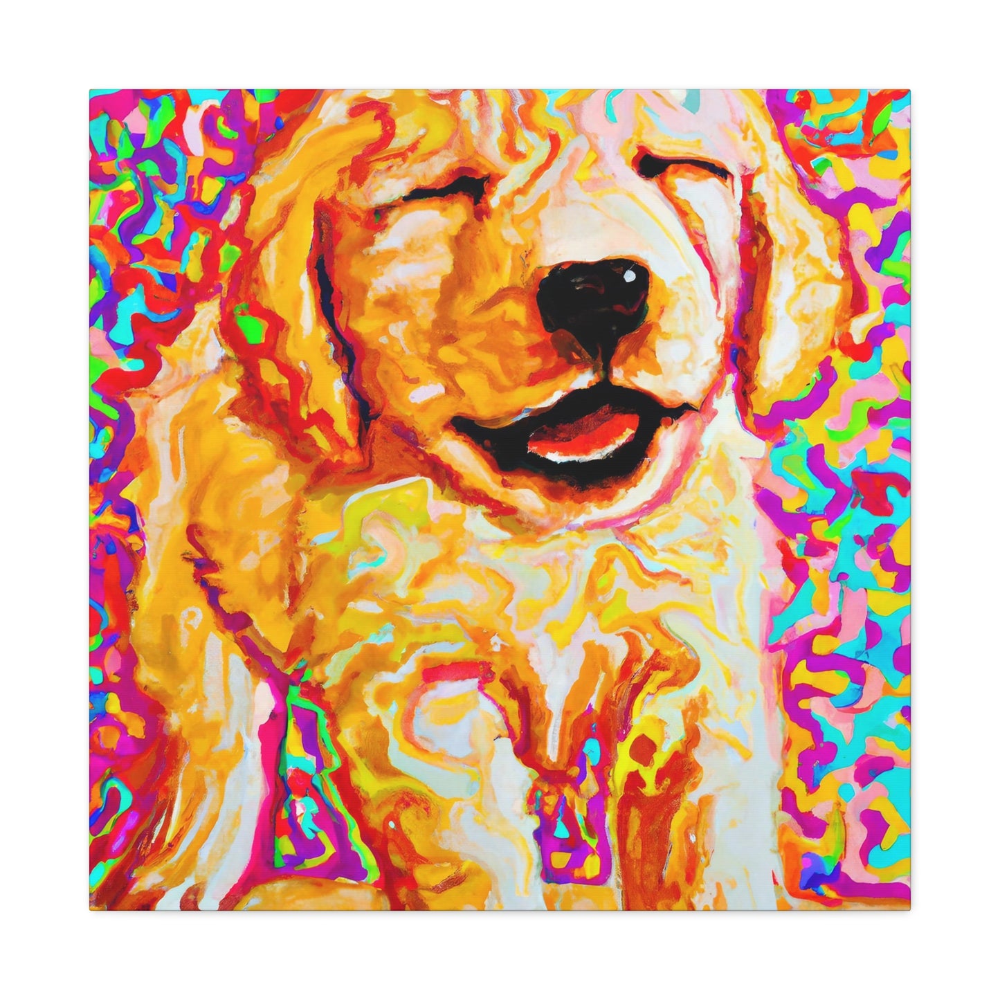 Prince Abilio de Iadesi. - Golden Retriever Puppy - Canvas