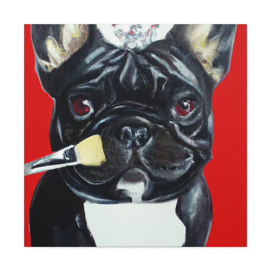 Diana Augusta di Medici (French Bulldog) - Canvas
