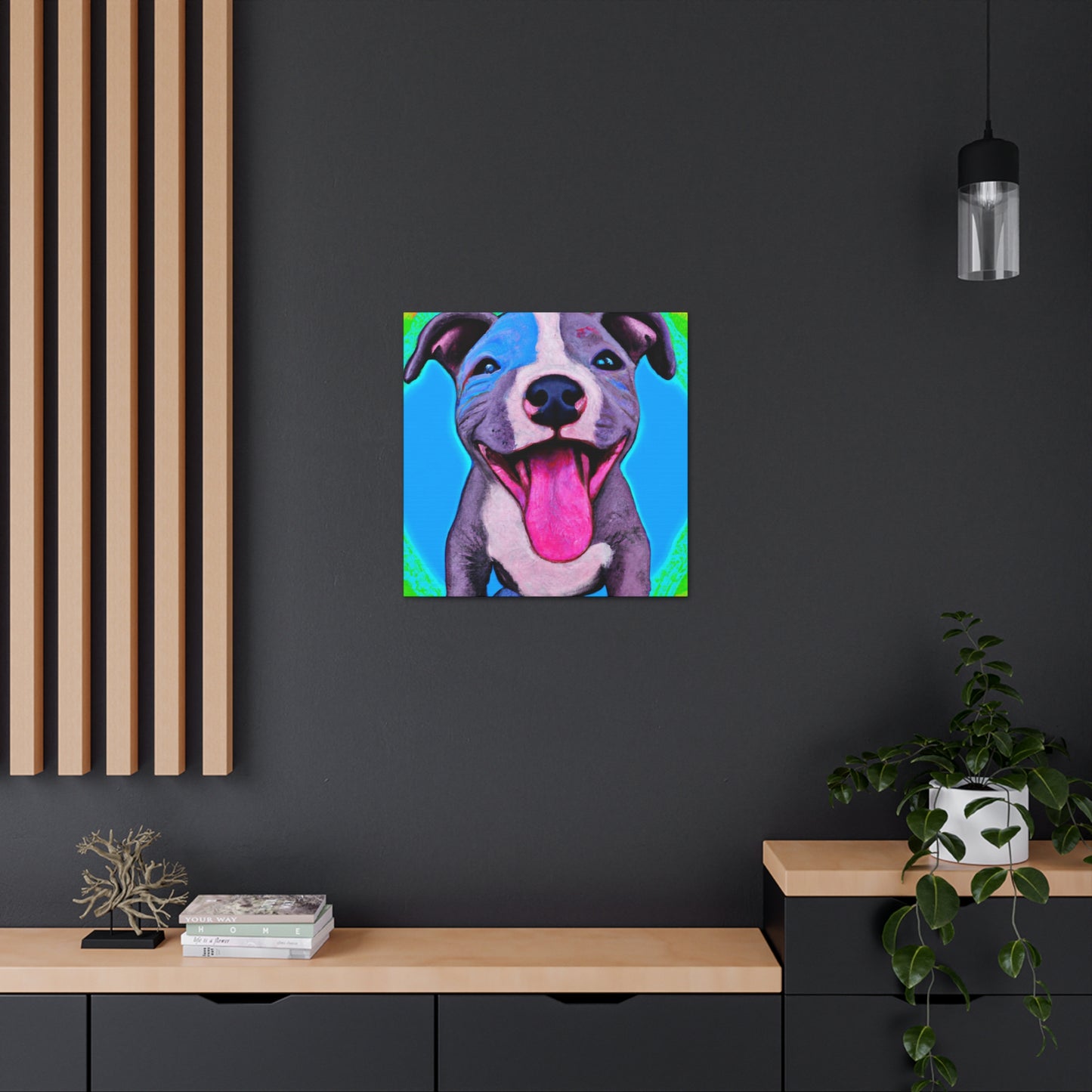 Celestina Elsanna de Veniela - Pitbull Puppy - Canvas