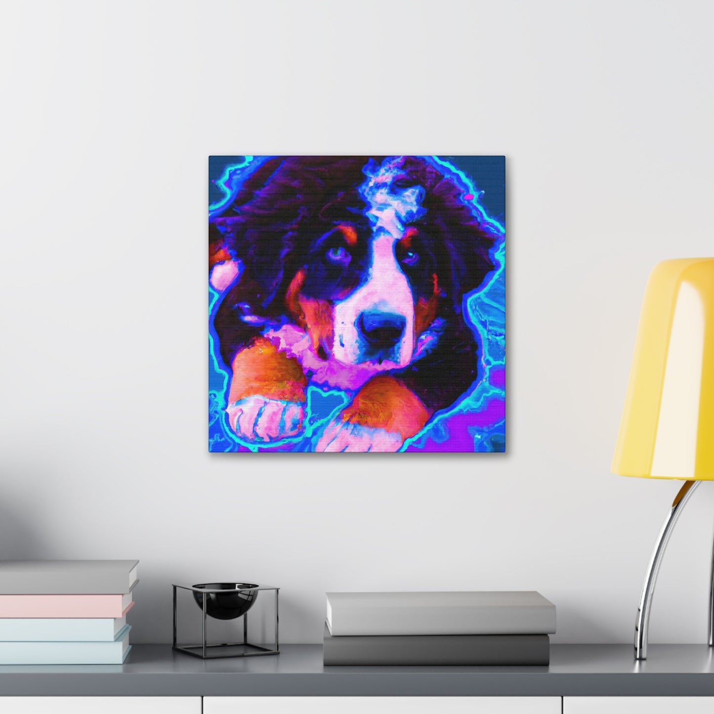 Countess Adelina von Stauffenberg - Bernese Mountain Dog - Canvas