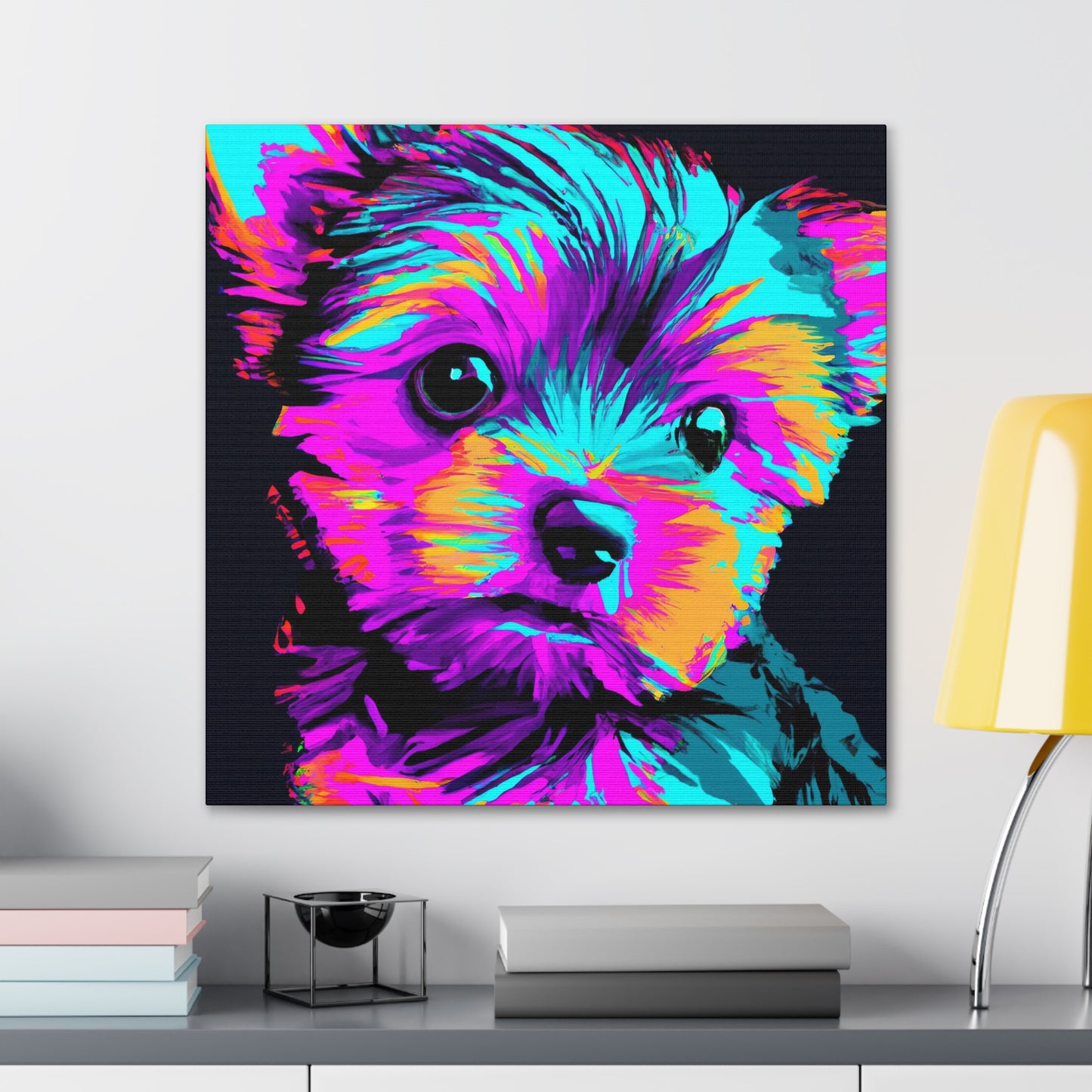 Marquis de Conteaux - Yorkie Puppy - Canvas