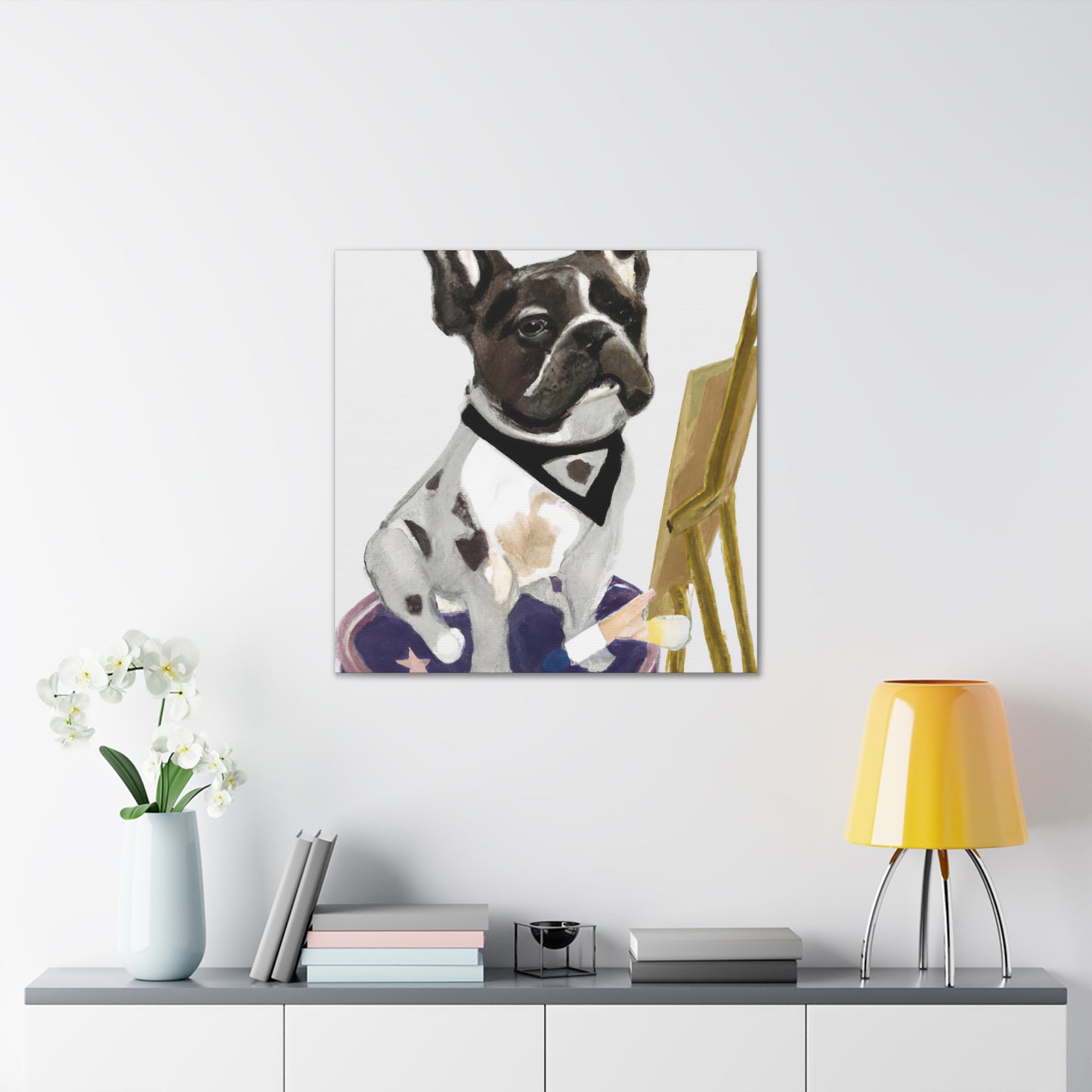 Adriane de la Grandeur (French Bulldog) - Canvas