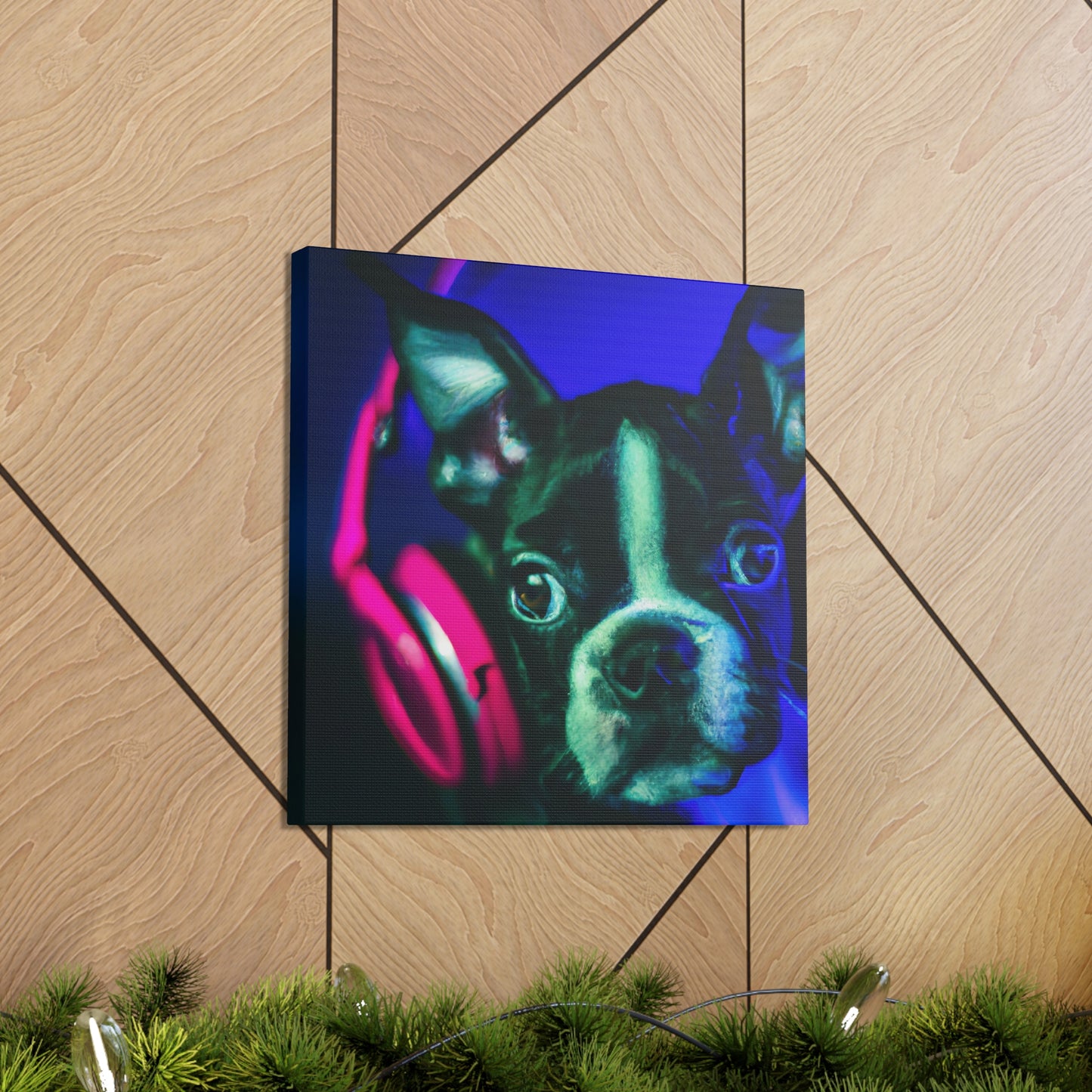 Countess Lorelai Augusta of Boston - Boston Terrier - Canvas