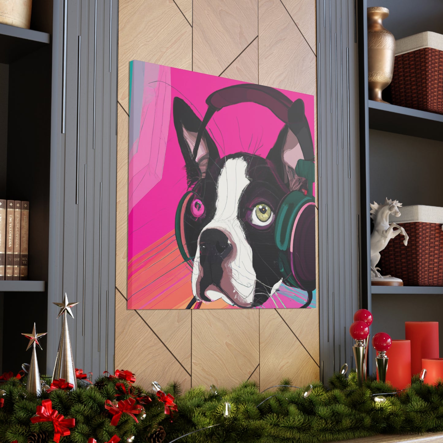 Countess Abigail Amethyst Parmelee of Boston. - Boston Terrier - Canvas