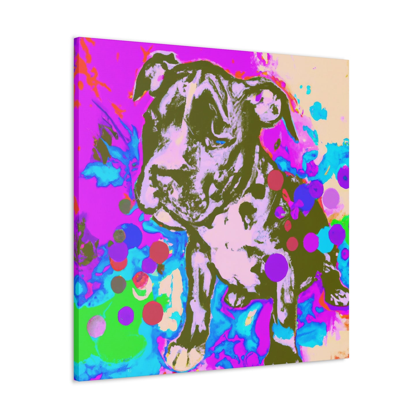 Augustine de Valois - Pitbull Puppy - Canvas