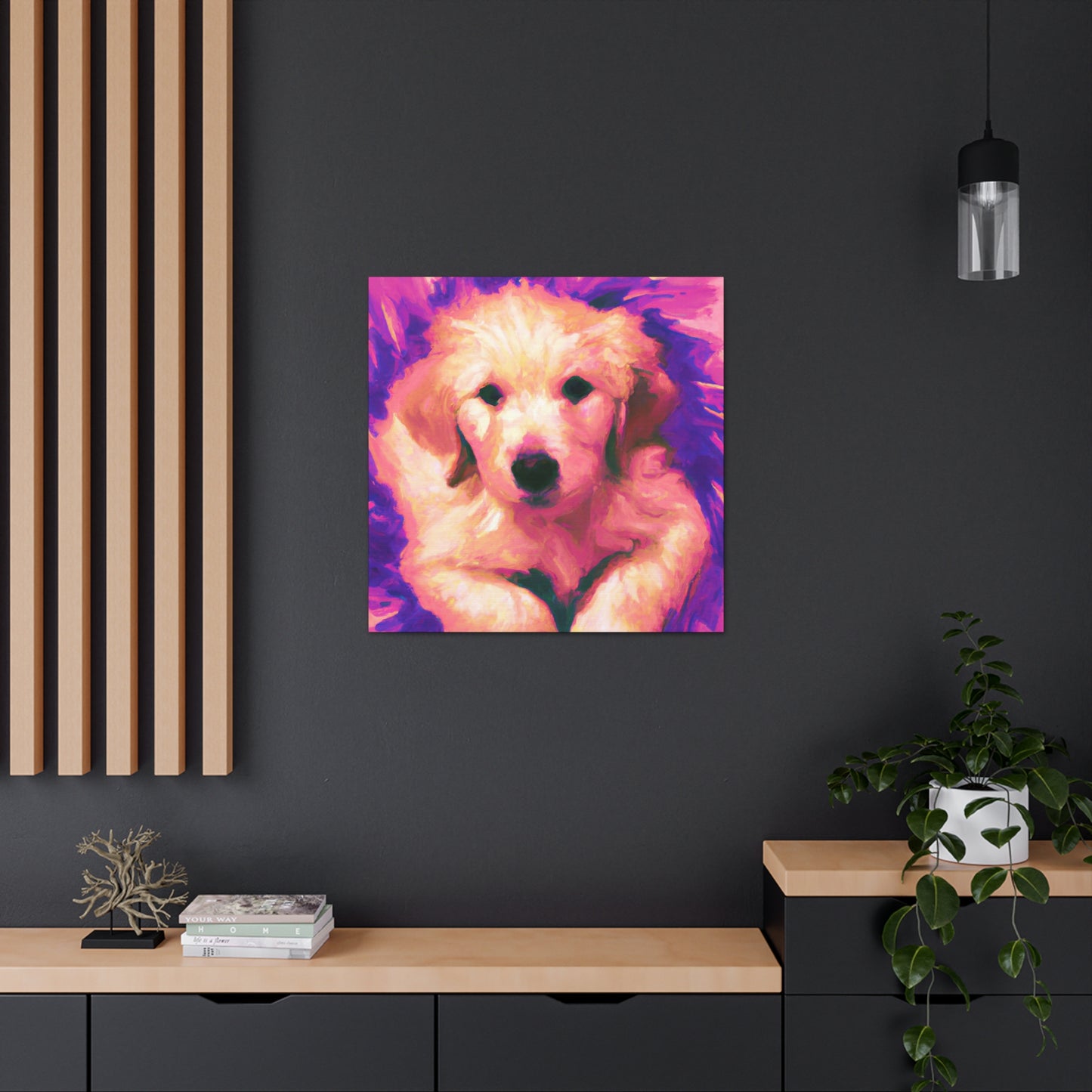 Earlene of Verdume - Golden Retriever Puppy - Canvas