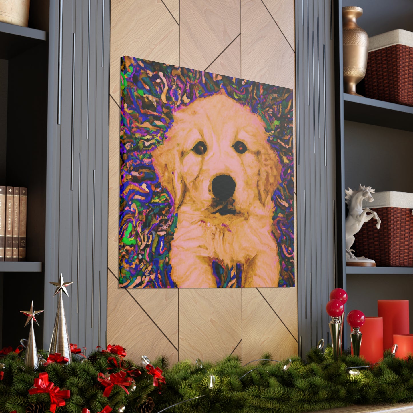 Countess Eleonore Magnificento - Golden Retriever Puppy - Canvas