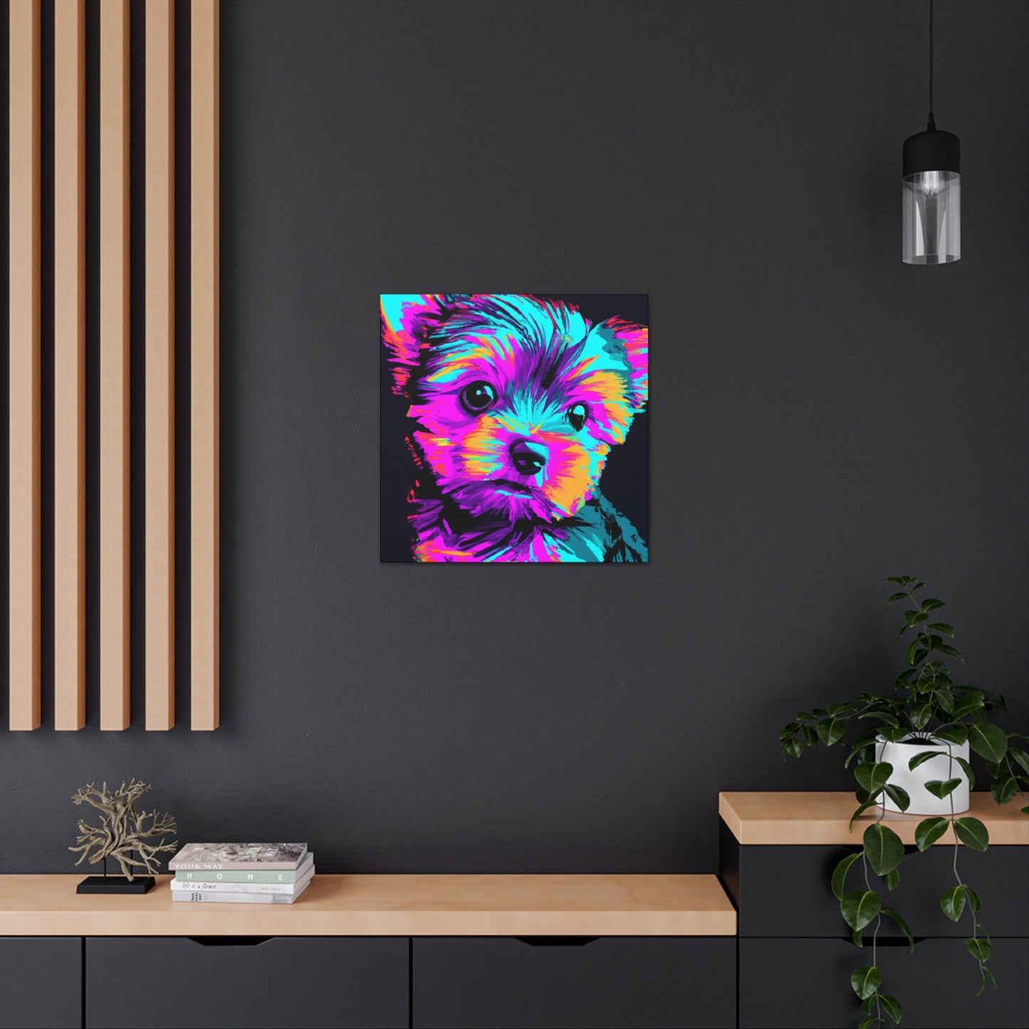 Marquis de Conteaux - Yorkie Puppy - Canvas