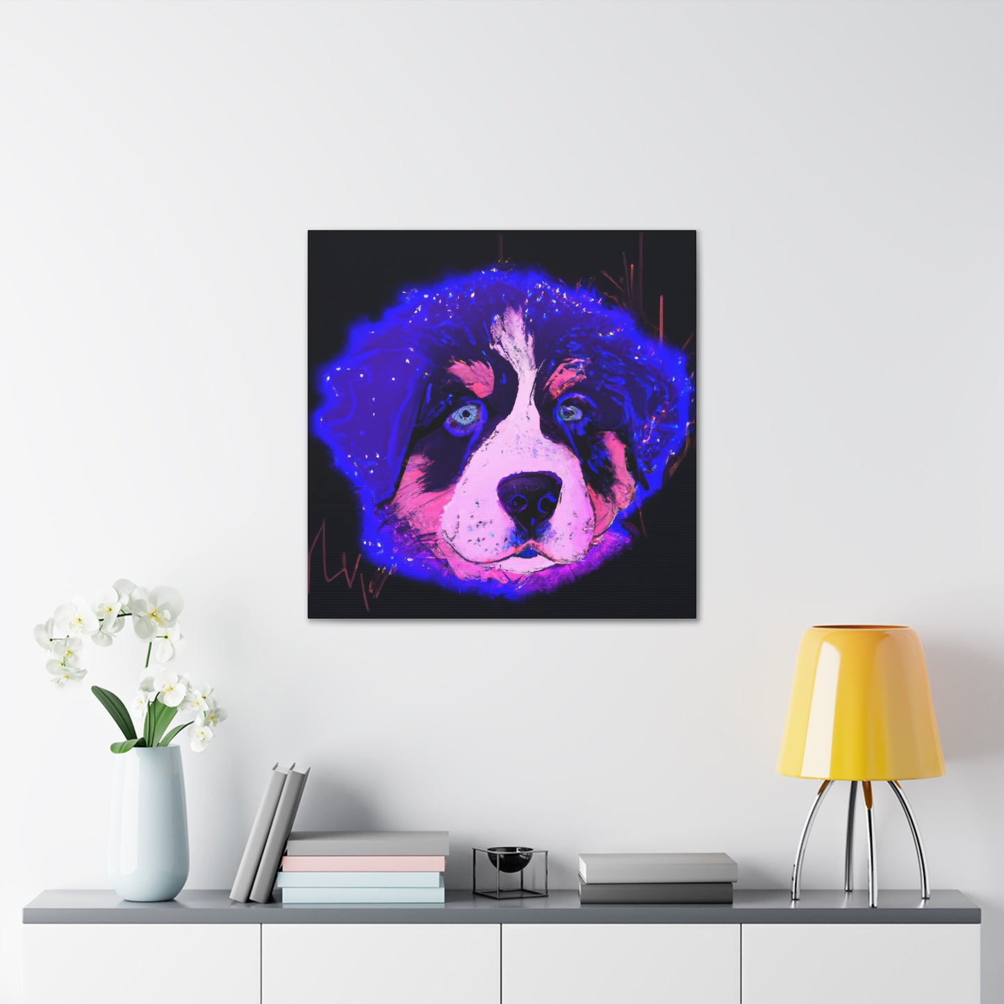 Princess Isabella De Montaltier of Zurich - Bernese Mountain Dog - Canvas