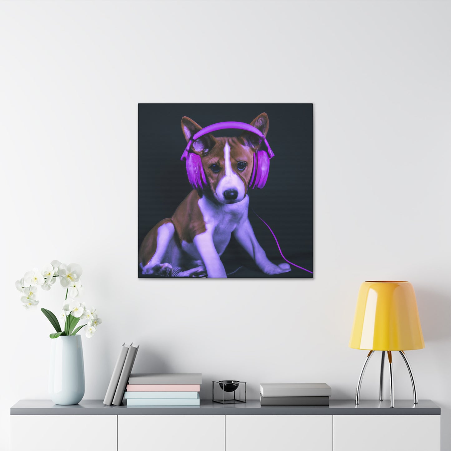 Shuenlana Mahkdoon - Basenji - Canvas