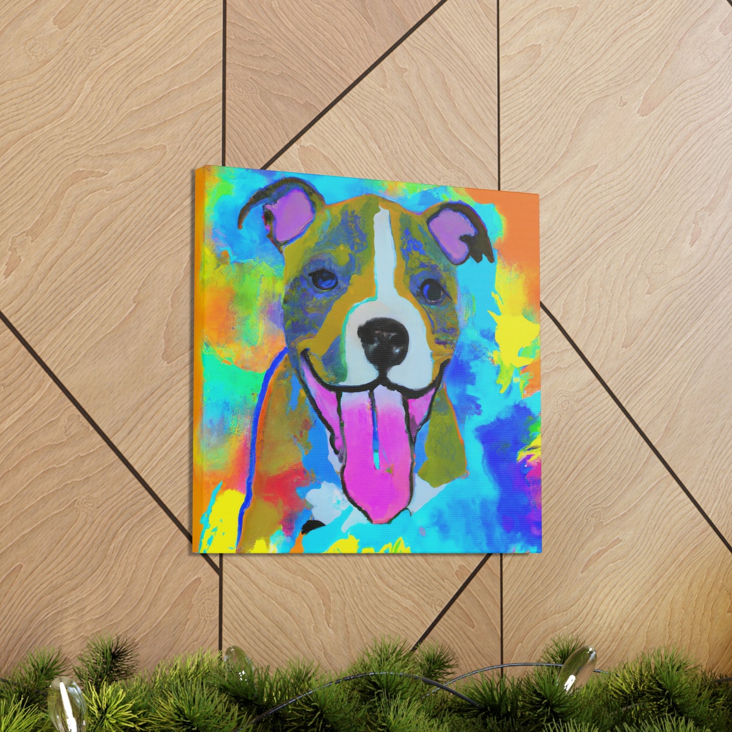 The Royal Painter - Lady Augusta Sommerset - Pitbull Puppy - Canvas