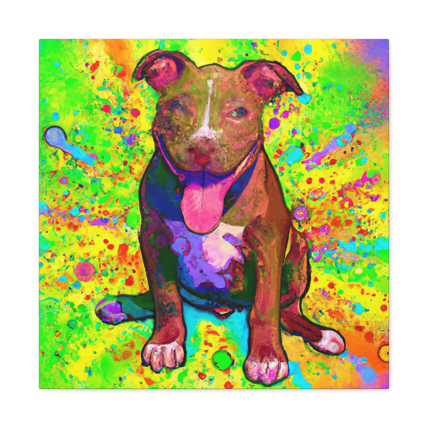 Princess Artemisa of Albion - Pitbull Puppy - Canvas