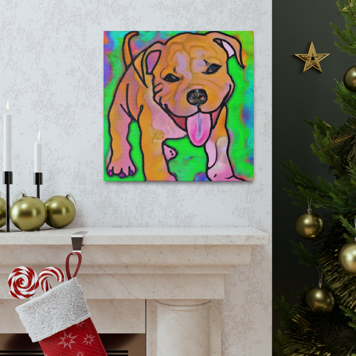 Aristonte Royaltye - Pitbull Puppy - Canvas