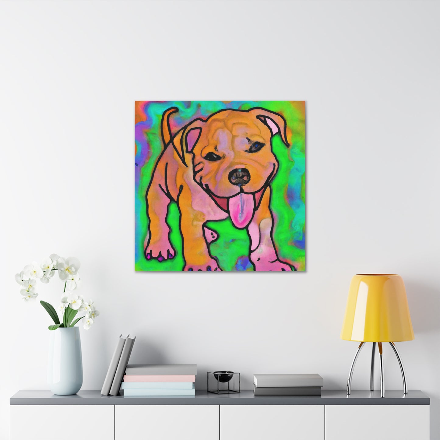 Aristonte Royaltye - Pitbull Puppy - Canvas