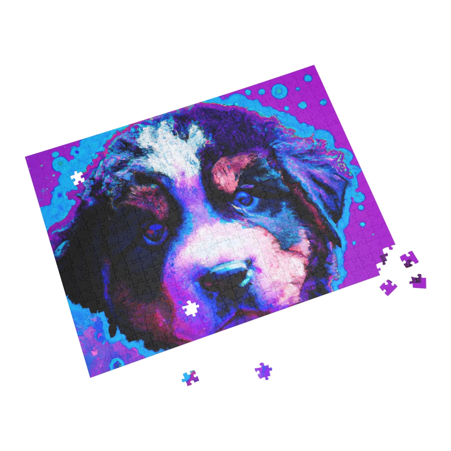 Queen Ellahanna of the Evercloaks - Bernese Mountain Dog - Puzzle