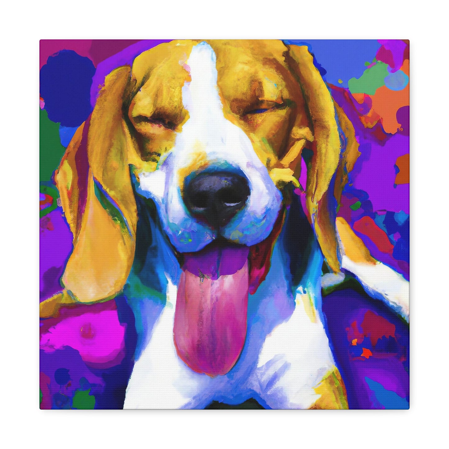 Gwendolynne the Noble Artist - Beagle Puppy - Canvas