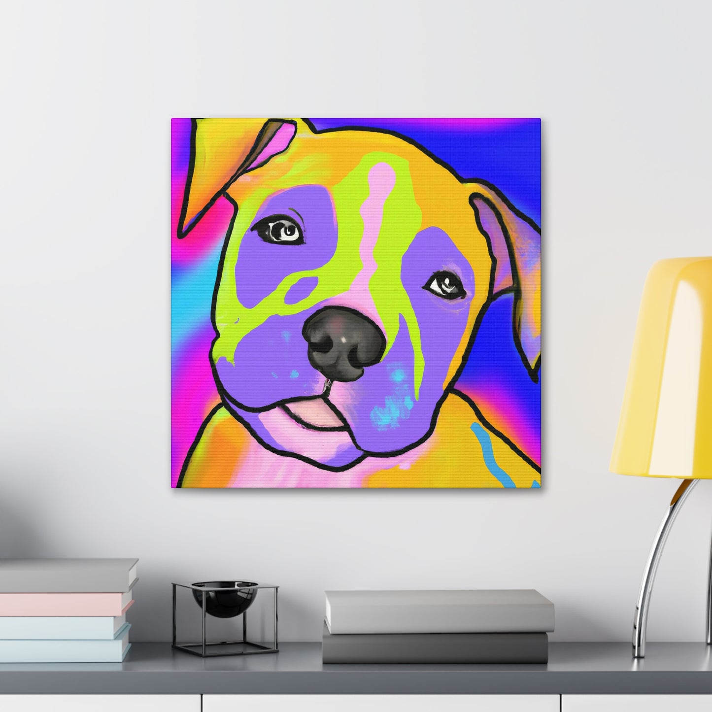 Rembrandt de Couronne - Pitbull Puppy - Canvas