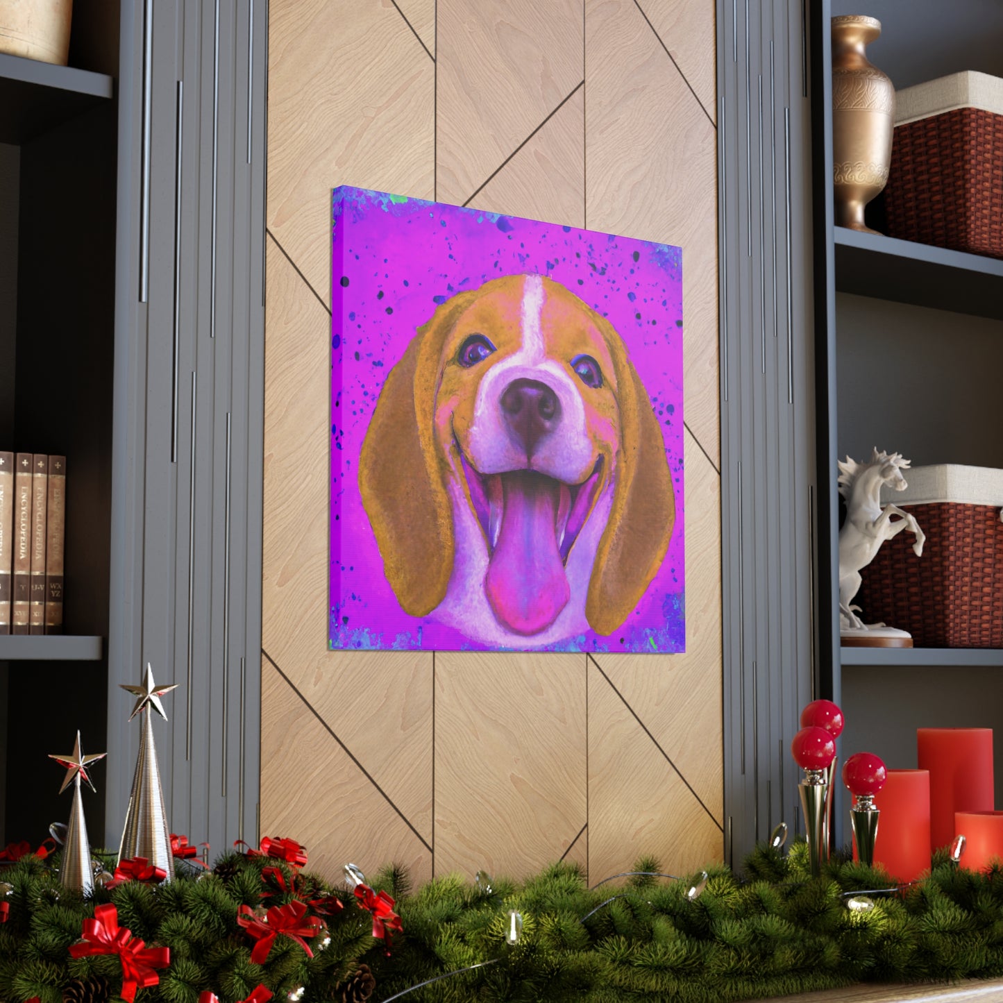 Prince Arturius the Magnificent - Beagle Puppy - Canvas