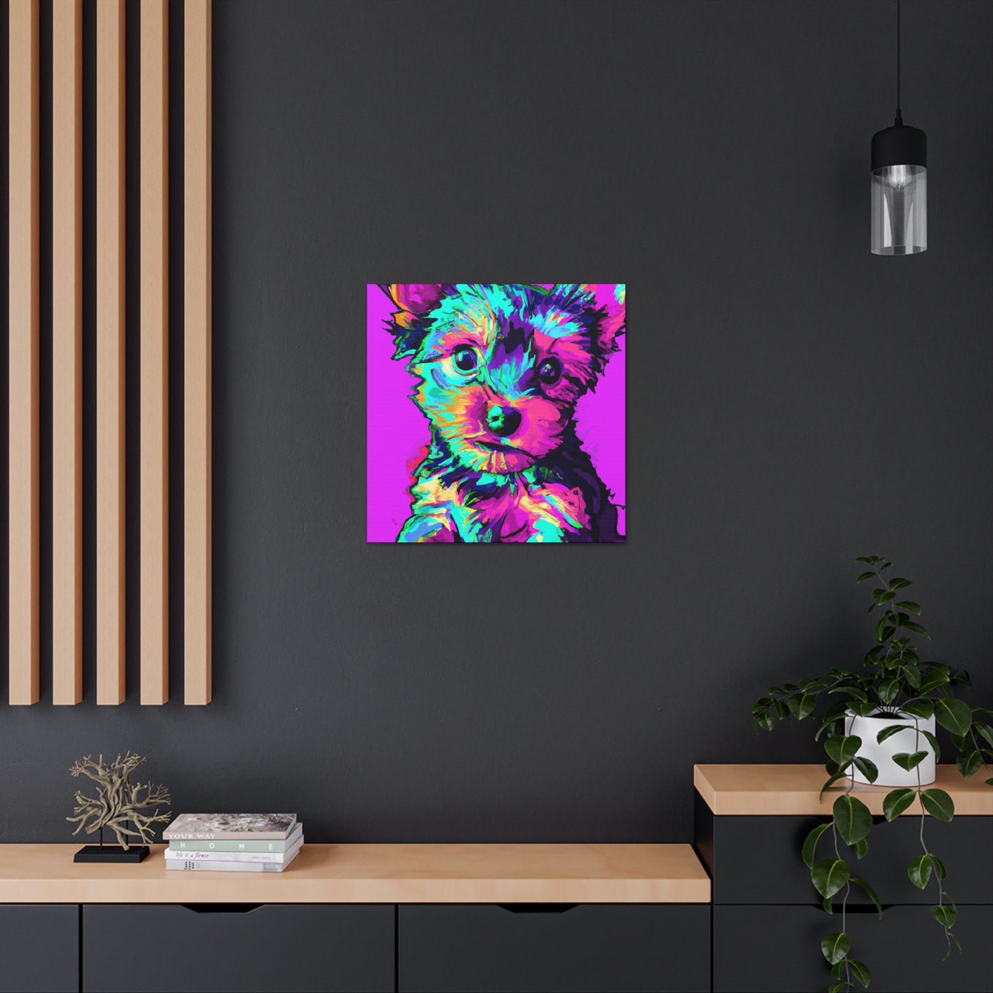 Eutivicious Vinteros - Yorkie Puppy - Canvas