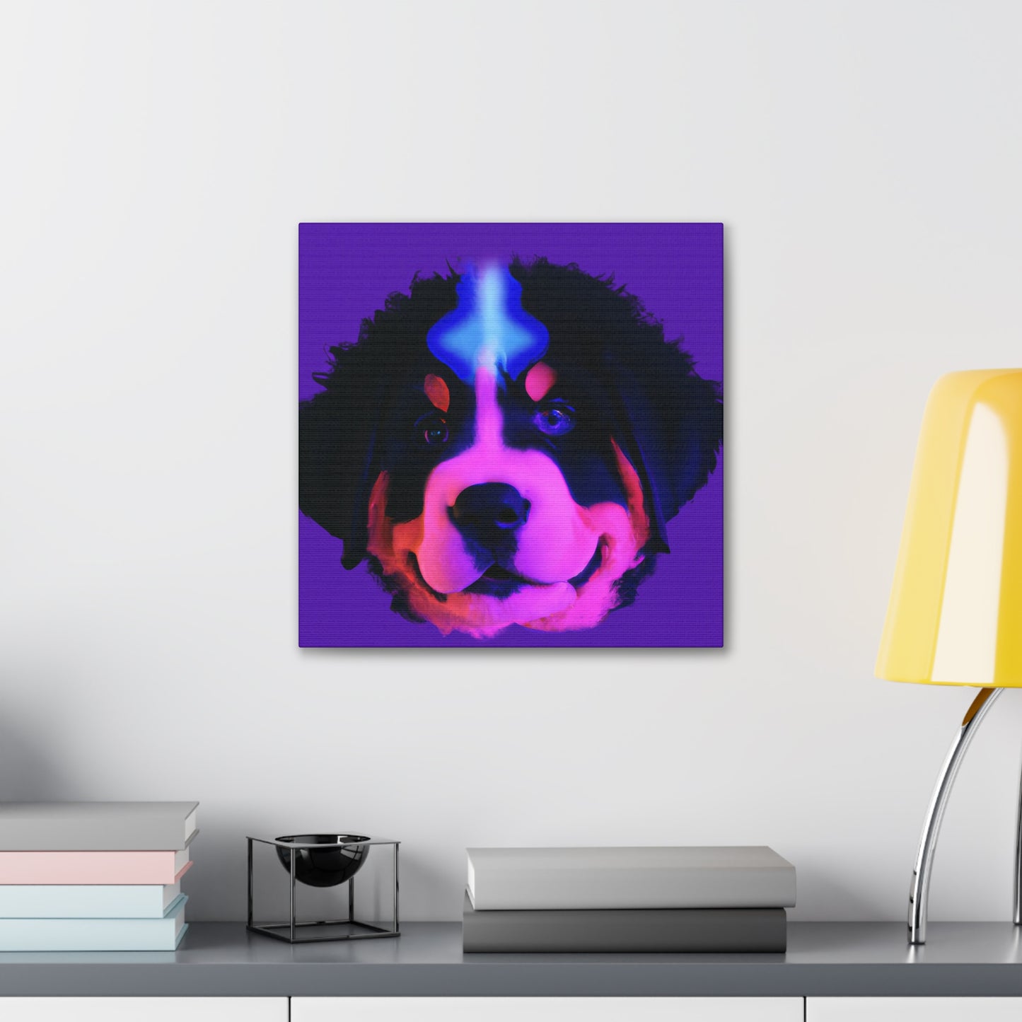 Countess Astrid von Basel - Bernese Mountain Dog - Canvas