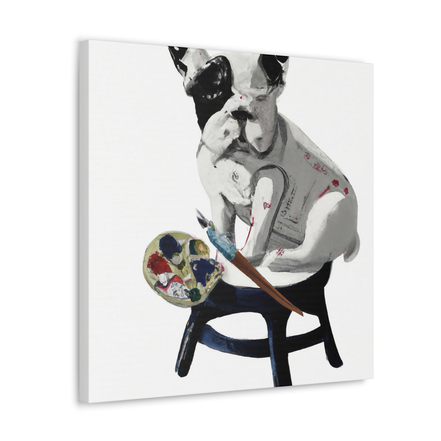 Sirino della Casa D'Orageous (French Bulldog) - Canvas