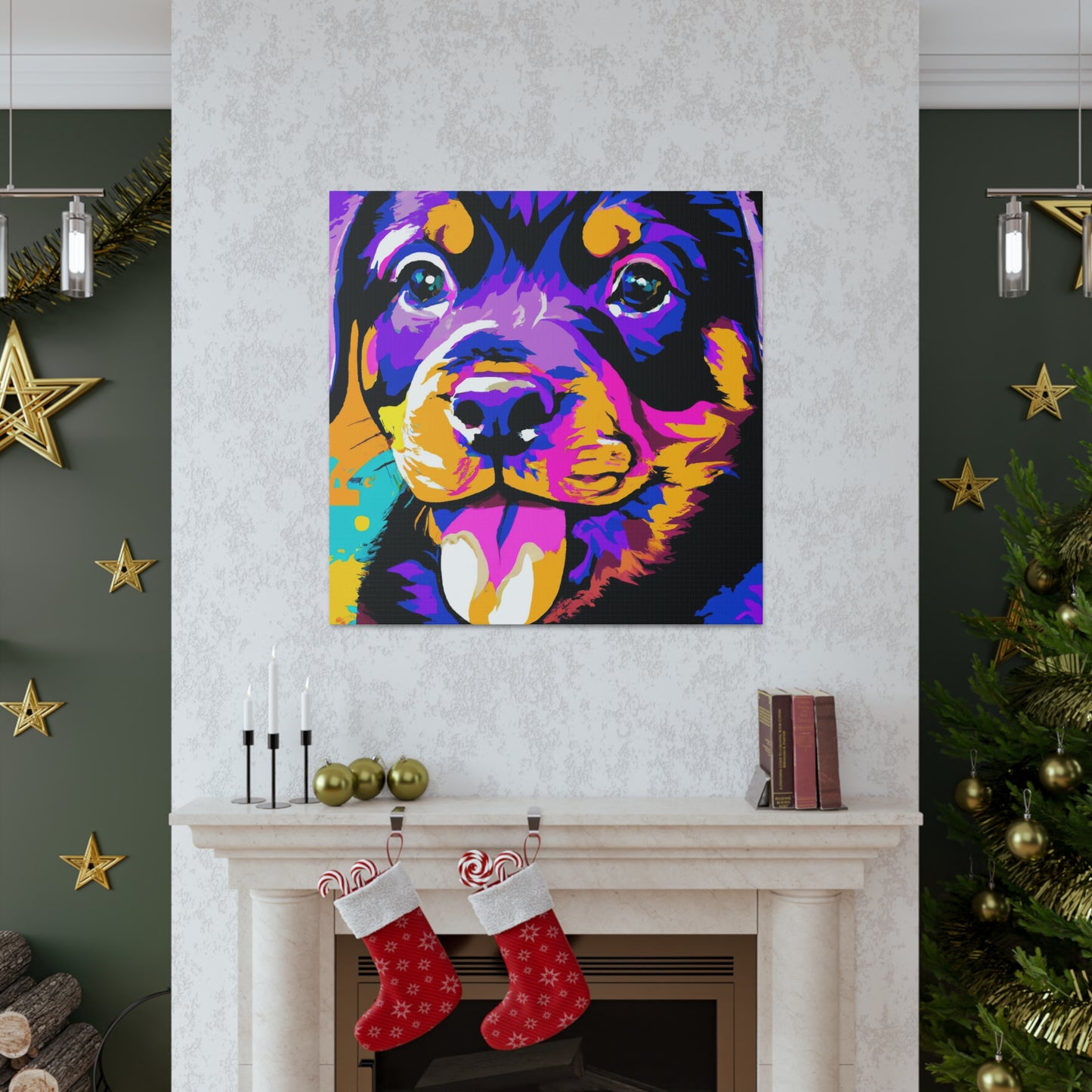 Friedrich von Freyenbeck - Rottweiler - Canvas